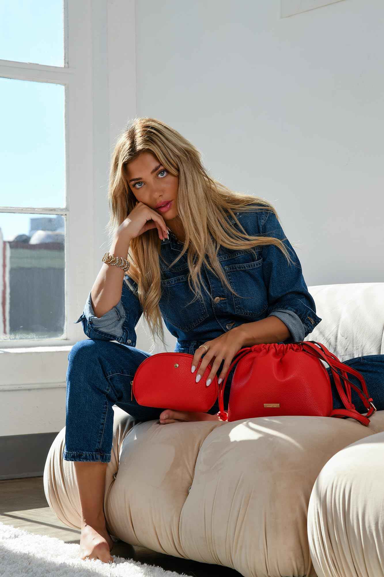 Mali+Lili Lola Beauty Bag Duo(Blush)