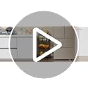 HapiRm 4-Tier Rolling Kitchen Cart with Wood Top & Wheels