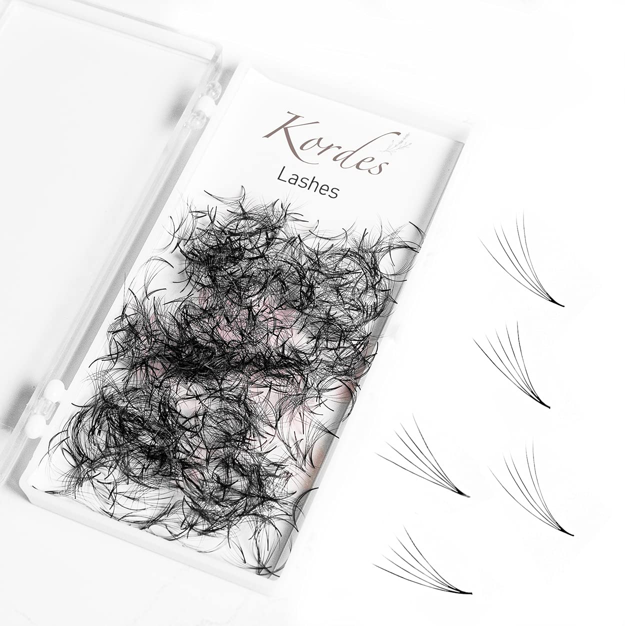 1000pcs Premade Fans Eyelash Extensions - 5D Volume Eyelash Extensions C Curl - 1000 handmade fans - 0.7mm thick (9mm) (14mm)