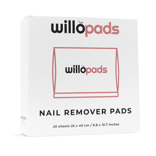 Saint Willo Willopad Refills for Willowash Acrylic Nail Remover - 20 Count