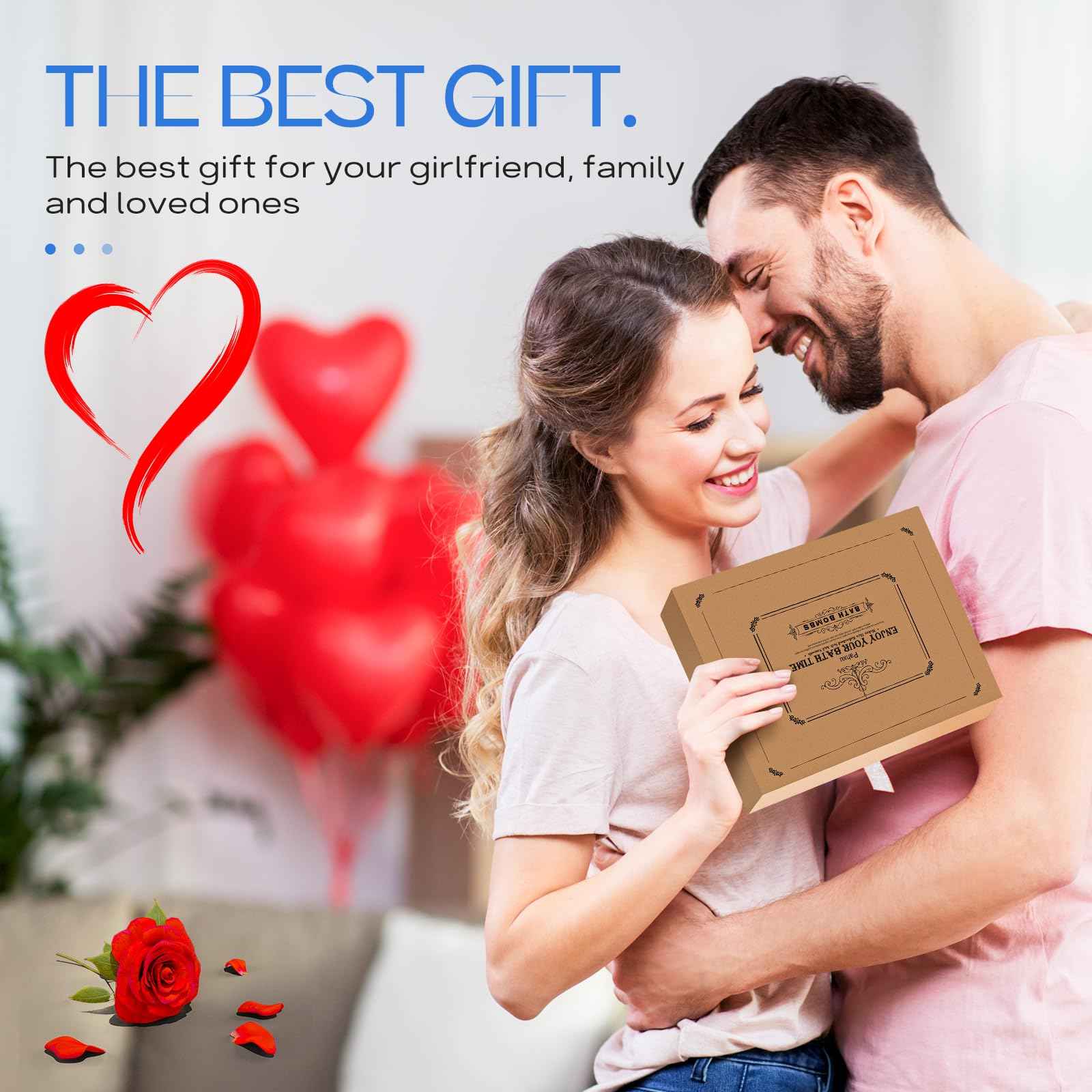 Pahxu Bath Bombs 20 PCS Set, Organic Bath Bombs with Natural and Safe Essential Oil, Handmade Rich Bubble for Skin Moisturizing, Present for Her/Him, Girls, Women, Wife, Mother