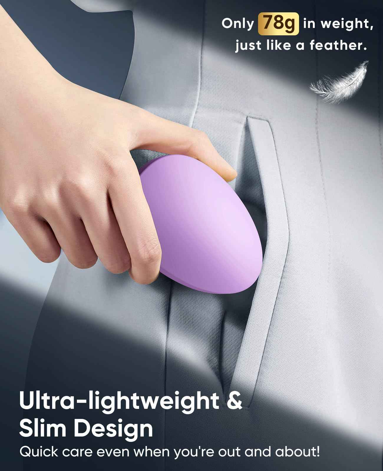 SILVLF Crystal Hair Eraser for Women and Men, Reusable Crystal Hair Remover Magic Painless Exfoliation Hair Removal Device, Epilator Device for Legs Back Arms