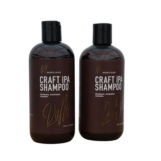 Duffy's Brew Beer Shampoo, 2-Pack Hair Care Made with Premium IPA Craft Beer, Hair Shampoo that Nourishes, Thickens, and is Color Safe