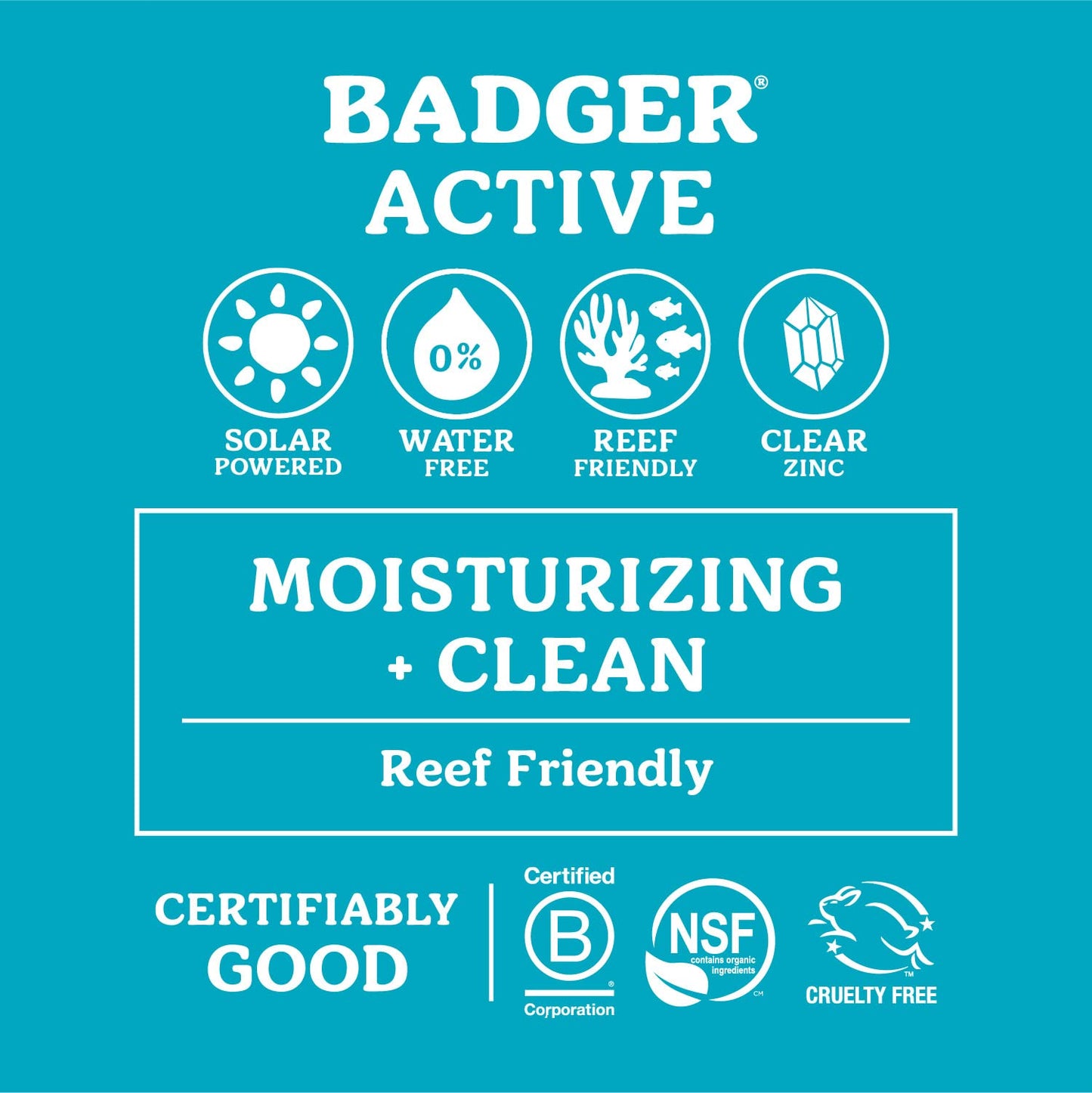 Badger Face Sunscreen Stick SPF 35 with Mineral Zinc Oxide, Travel Size Sunscreen, 97% Organic Ingredients, Reef Friendly SPF Stick Sunscreen for Face, Unscented, 0.65 oz