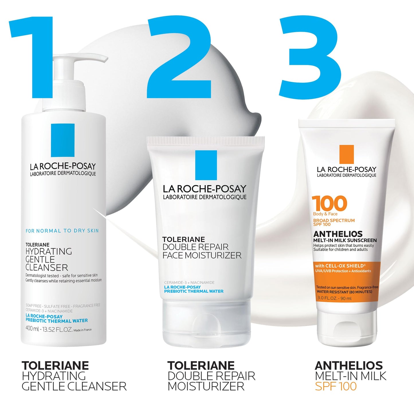 La Roche-Posay Anthelios Melt-In Milk Sunscreen SPF 100 | Sunscreen For Body & Face | Broad Spectrum SPF + Antioxidants | Oil Free Sunscreen Lotion | For Sun Sensitive Skin | Oxybenzone Free