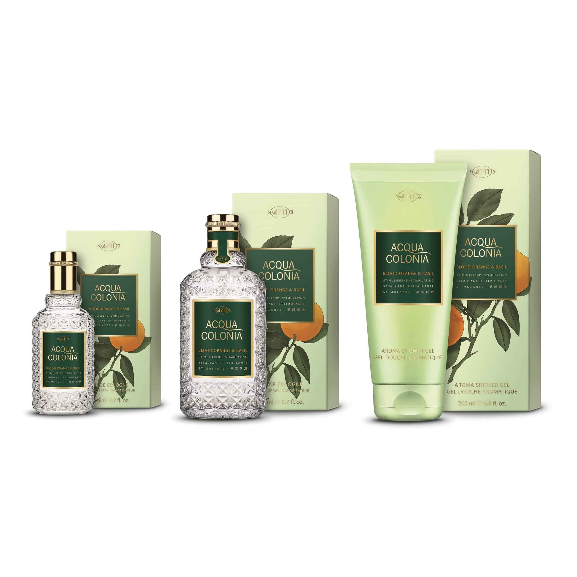 4711 Acqua Colonia Blood Orange and Basil Eau de Cologne Spray for Women, 1.7 Ounce