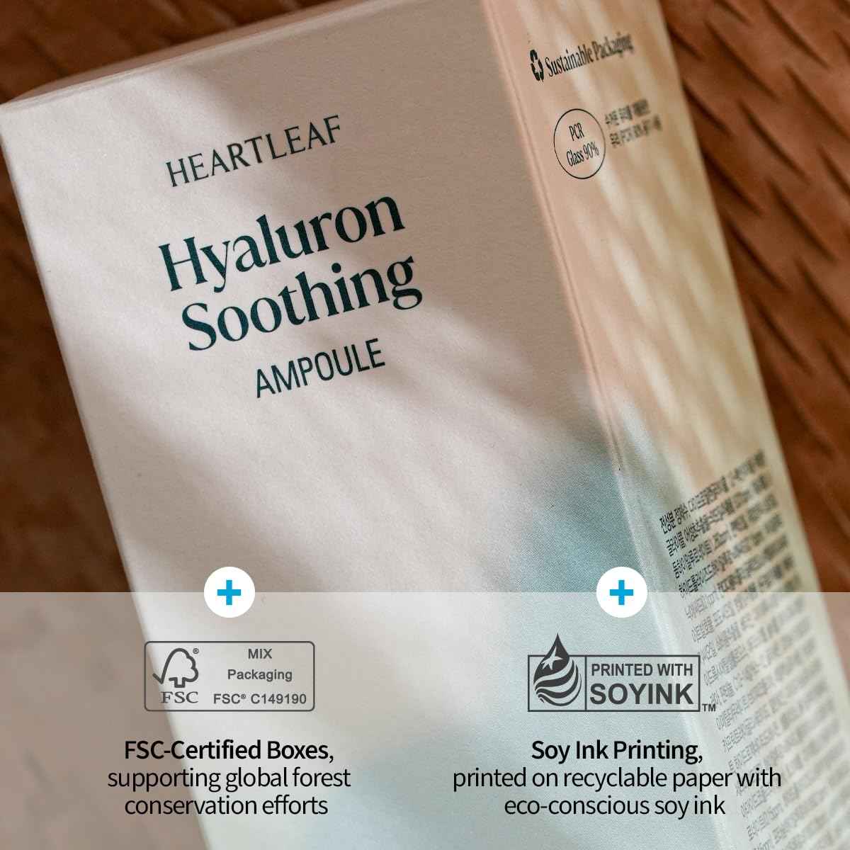 GOODAL Heartleaf Hyaluron Soothing Ampoule, Hydration Facial Serum for Glowy Skin, Lightweight Serum, Korean Skincare, K Beauty Ampoule - 50ml,1.69 Fl oz