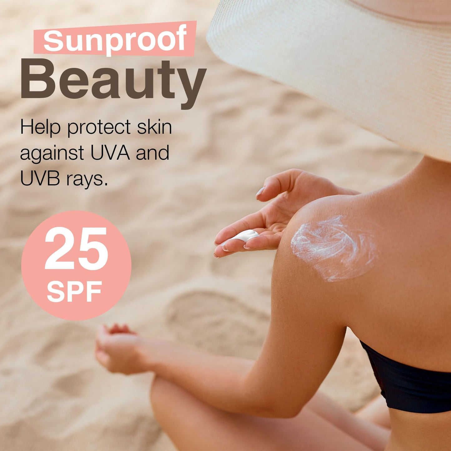 Mineral Sunscreen SPF 25 - Zinc Oxide Sunscreen, Baby Sunscreen, Kids Sunscreen, Reef Friendly Sunscreen, Sun Screen With Natural Sunscreen & Organic Sunscreen Lotion Ingredients, Zinc Sunscreen Kids