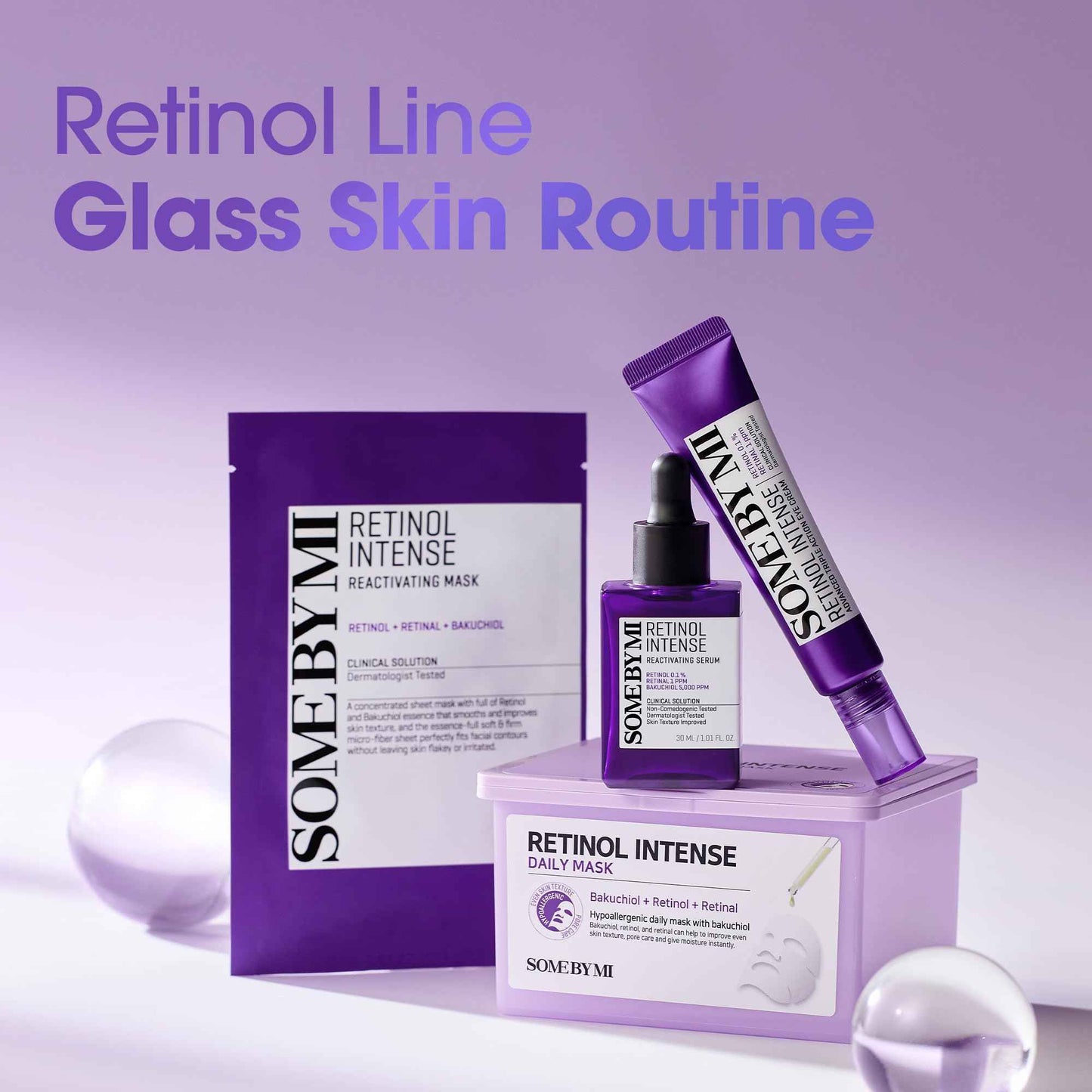 SOME BY MI Retinol Intense Reactivating Serum – 1.69oz, 50ml – Korean Bakuchiol Retinol Serum for Face Firming – Improves Signs of Aging, Minimizes Pore Size & Refines Skin Texture – Korean Skin Care