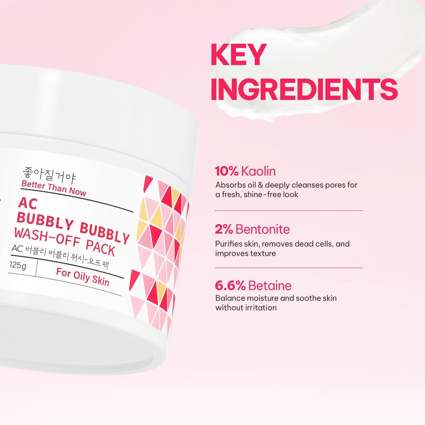 Millford AC Bubbly Bubbly Wash-Off Pack 125g/4.4Oz, Kaolin, Deep Cleansing, Acne Prone Skin, Bubble Wash, Exfoliating, Bubble Mask, Removing Sebum and Dead Skins, Instant Bubbles Pop up