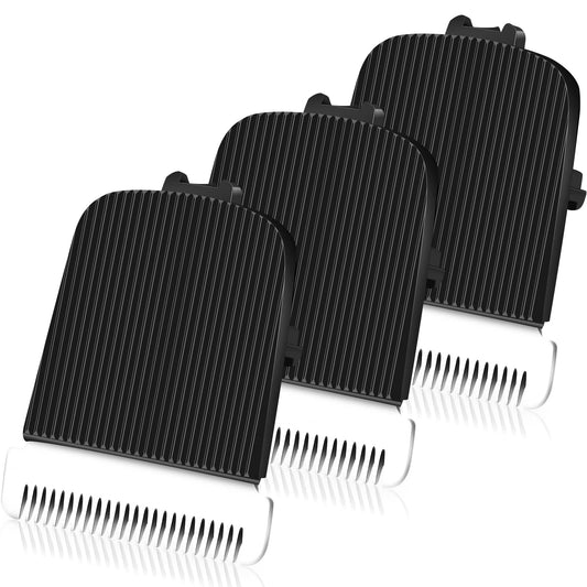 3 Pack Replacement Blade for Manscaped The Lawn Mower Electric Groin Hair Trimmer Blade, Hygienic Snap-In Replacement Clipper Blades Fit for Manscaped Lawn Mower 4.0 3.0 2.0 Replaceable Blade
