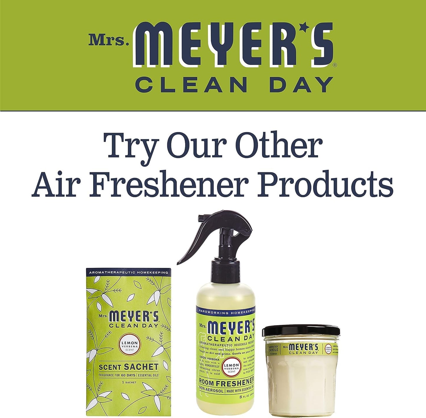 Mrs. Meyers Room Freshener - Lemon Verbena - Case of 6-8 oz