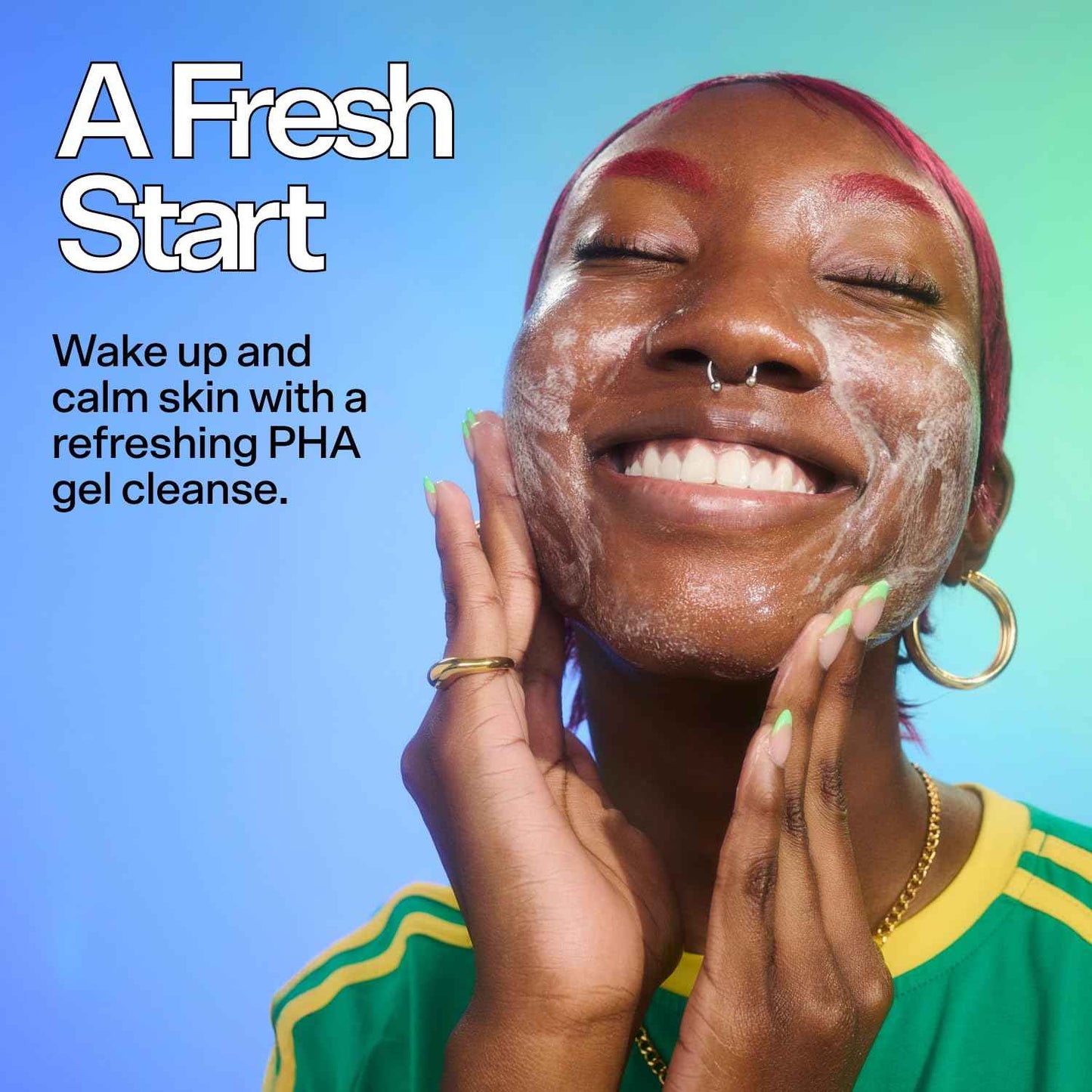 Bubble Skincare New Faces Gift Set - Skincare Set Includes Exfoliating Gel Cleanser, Balancing Facial Toner Mist + Hydrating Face Cream for Dry Skin - Skincare for Teens + Adults