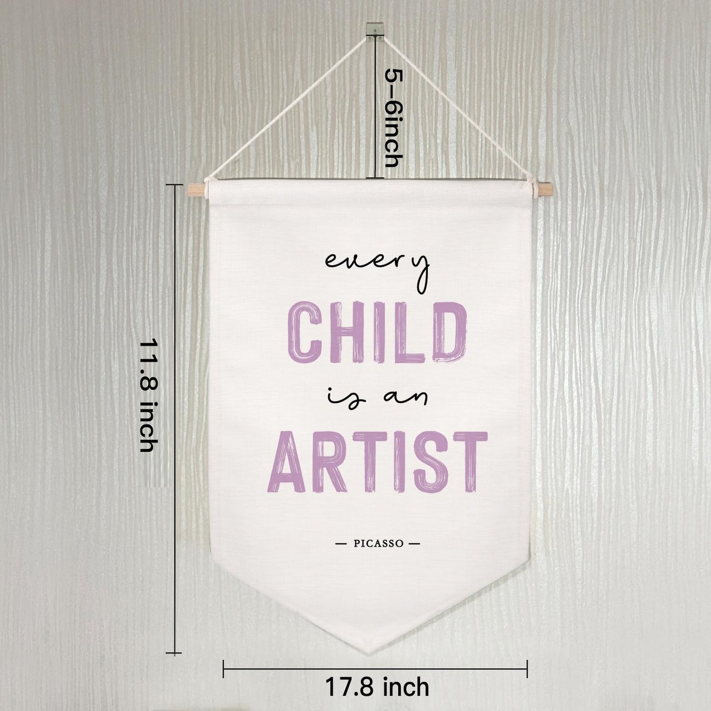 Every Child is an Artist Wall Hanging Banner Children Artwork Display Decor Classoom Decor