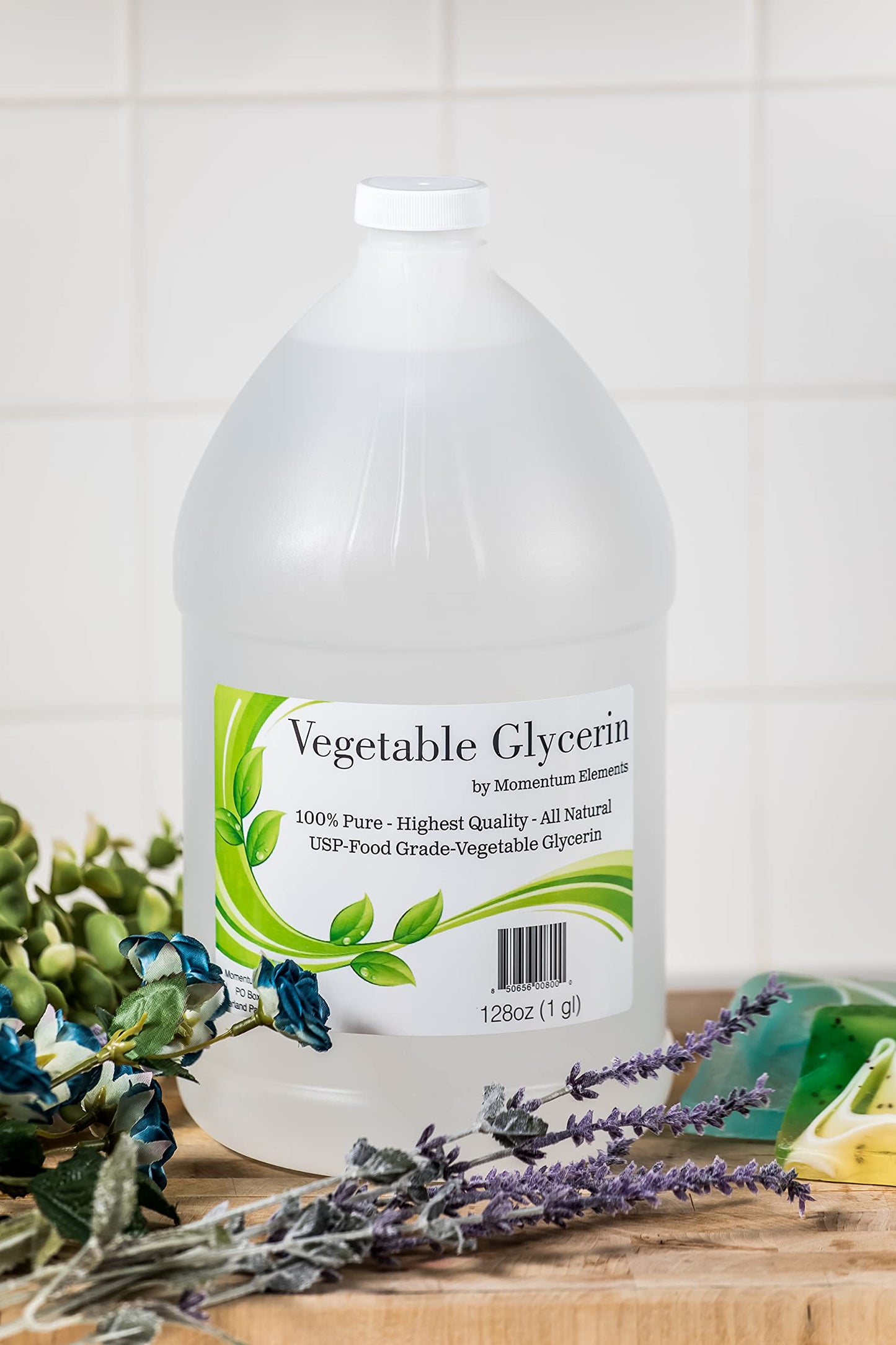 Vegetable Glycerin 100% Pure USP - 1 Gallon (128 oz) Food Grade All Natural Premium Quality and Made in The USA!