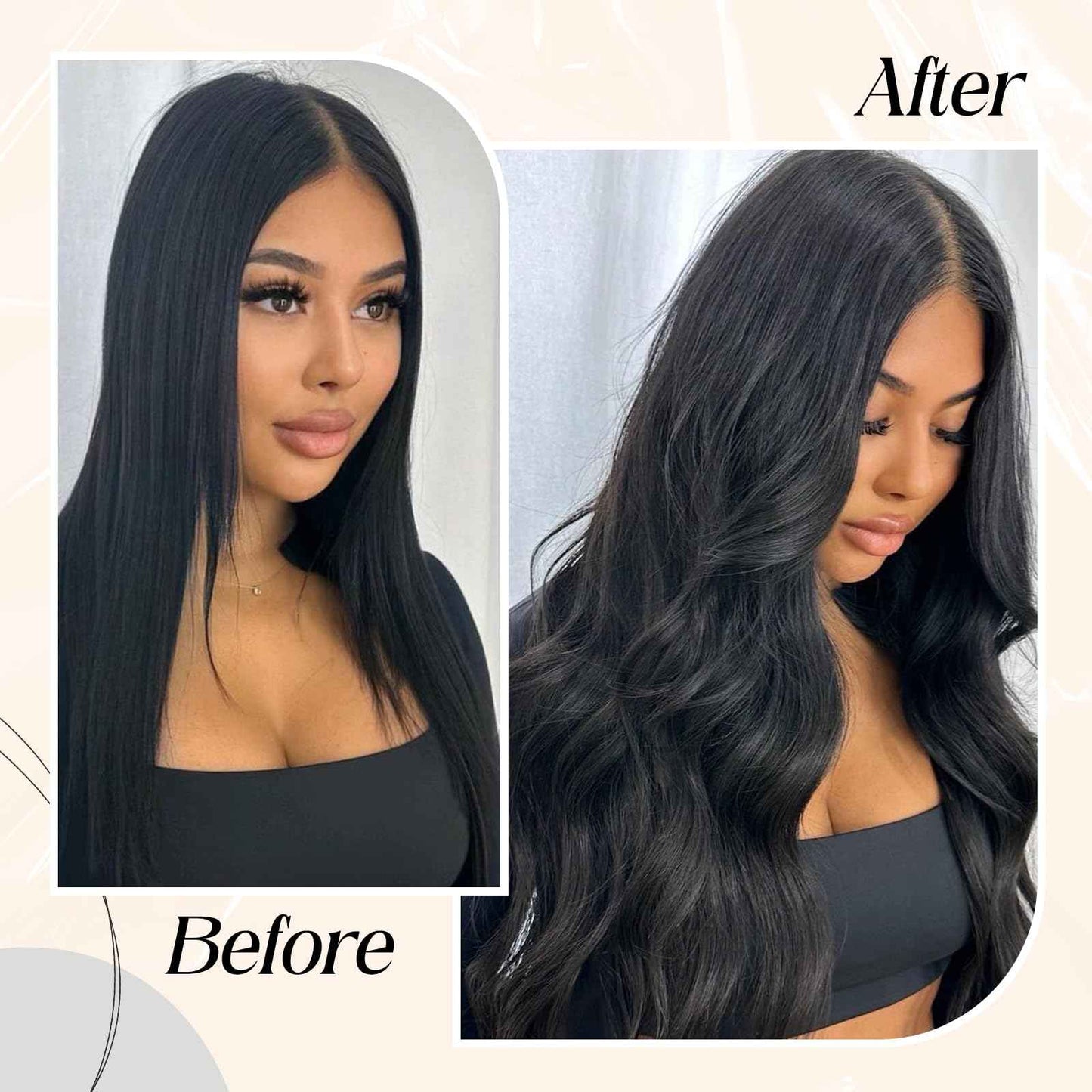 Tape in Hair Extensions Real Human Hair 18Inch Remy Seamless Invisible Tape in Extensions Jet Black Color Straight Human Hair Extensions for Women 50G 20Pcs Add Volume Double Sided Tapes