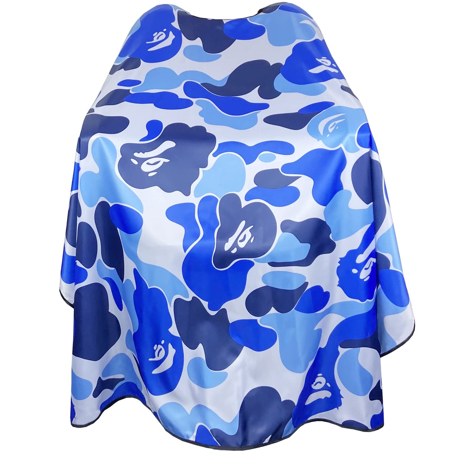 Barber Cape for Men Professional Hair Cutting Salon Cape with Snap Closures Waterproof Large Hairdressing Styling Cape Gown for Barber- 63”× 56” (New Camouflage D)