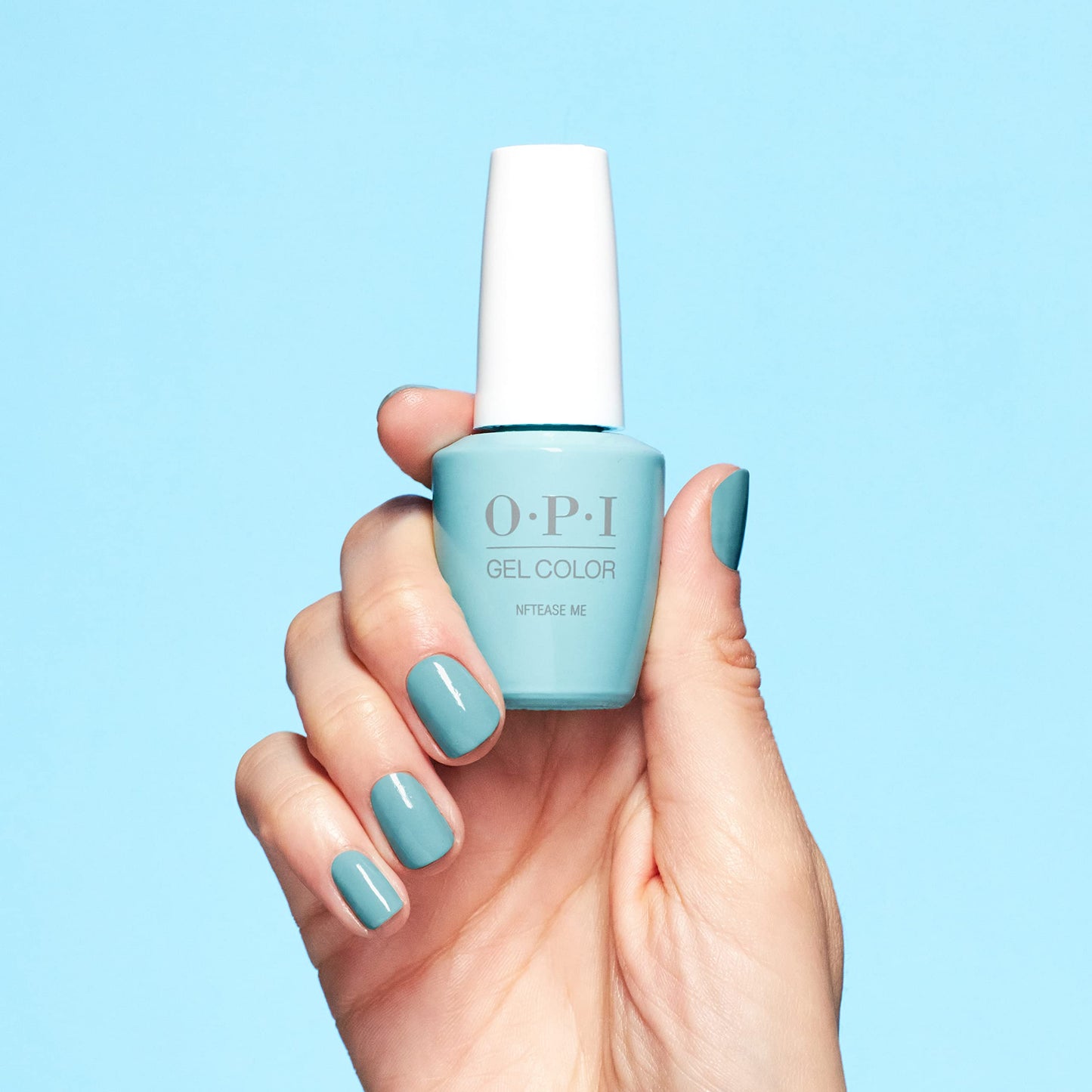 OPI Gel Color, NFTease me, Blue Gel Nail Polish, me myself Spring ??3 Collection, 0.5 fl oz.