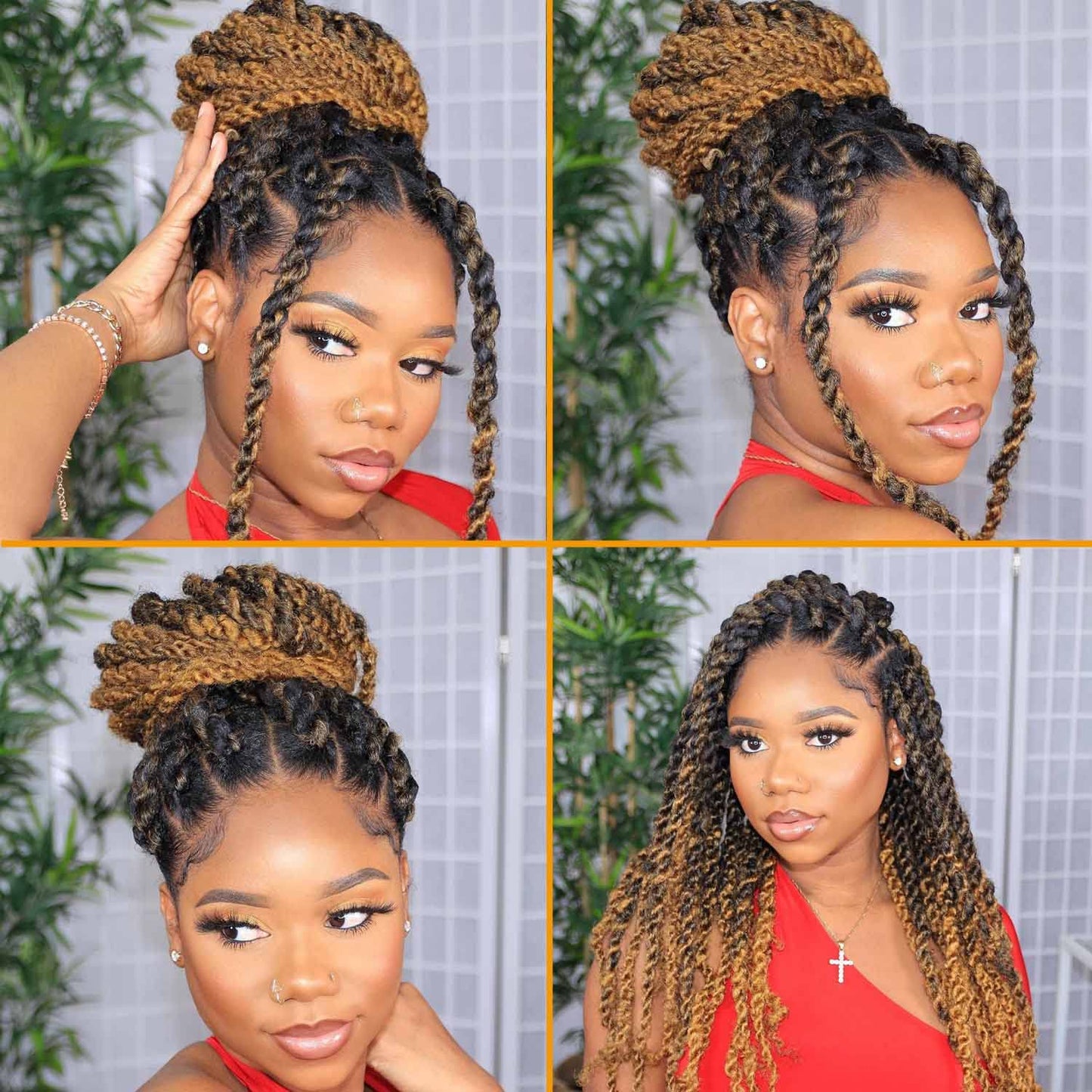 Passion Twist Hair 18 Inch 6 Packs Water Wave Crochet Hair for Passion Twists Long Bohemian Braiding Protective Style Hair Extensions, Tangle Free, No odor, Skin Friendly (18 Inch 6 Packs, T27#)