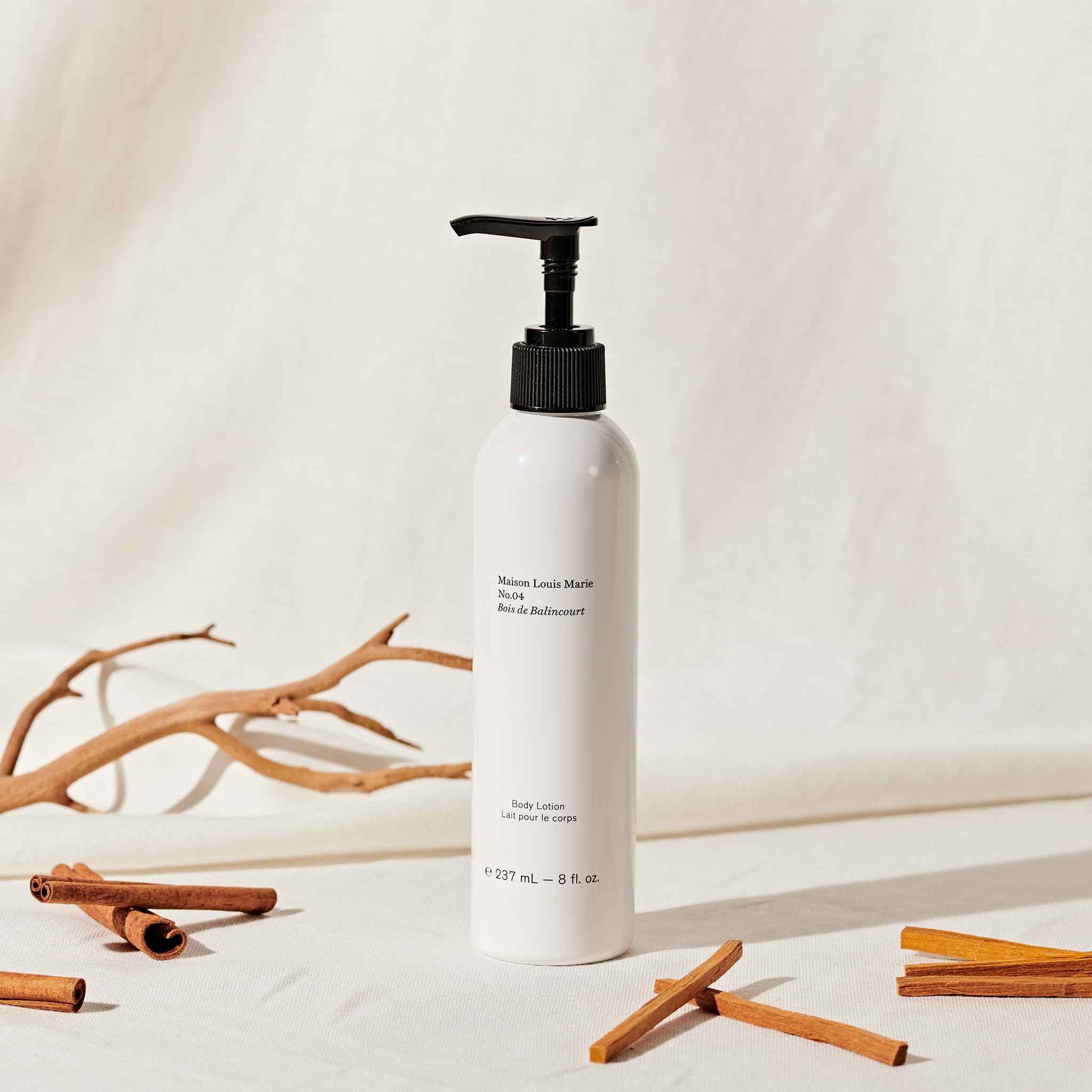 Maison Louis Marie - No.04 Bois de Balincourt Natural Body + Hand Lotion | Luxury Clean Beauty + Non-Toxic Fragrance (7.6 fl oz | 225 ml)