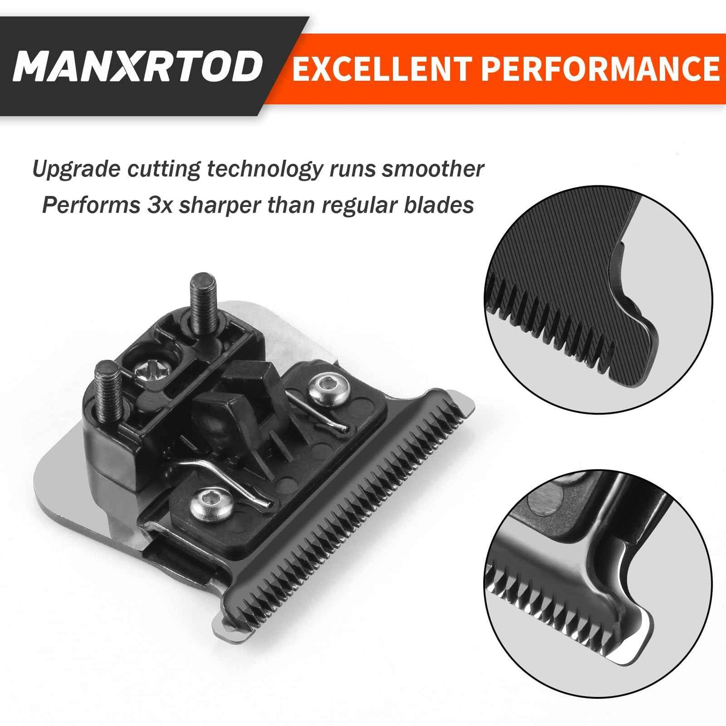 GRAPHITE 3.0 Replacement Blade for All BaByliss PRO FX787 & FX726 Trimmers, Ultra Precise FX707B Replacement Blades Compatible with BaByliss Trimmer Blades, Black