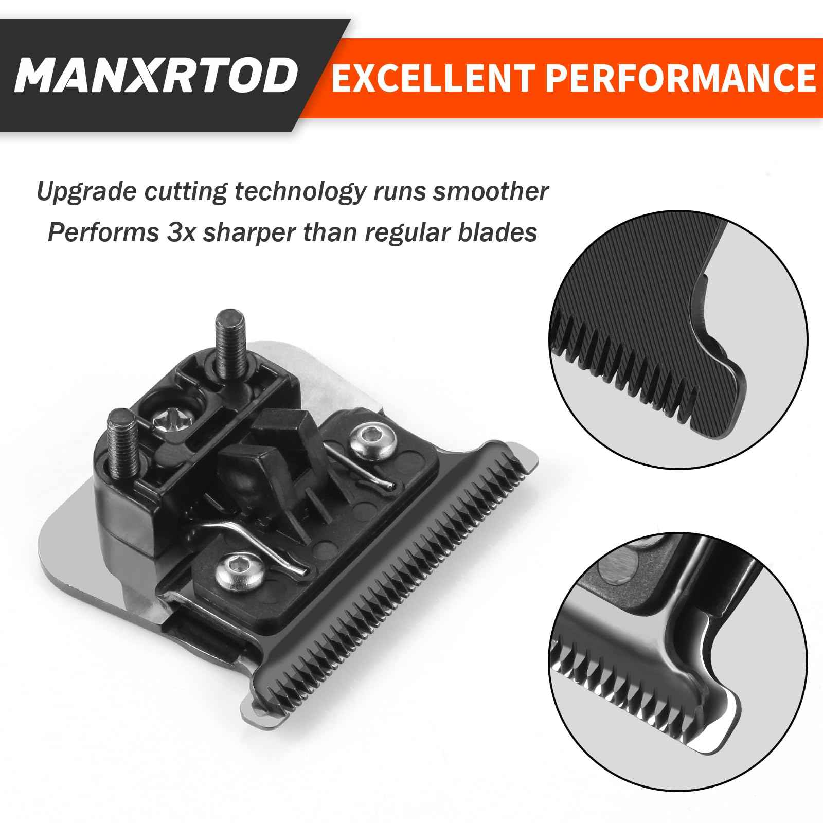 GRAPHITE 3.0 Replacement Blade for All BaByliss PRO FX787 & FX726 Trimmers, Ultra Precise FX707B Replacement Blades Compatible with BaByliss Trimmer Blades, Black