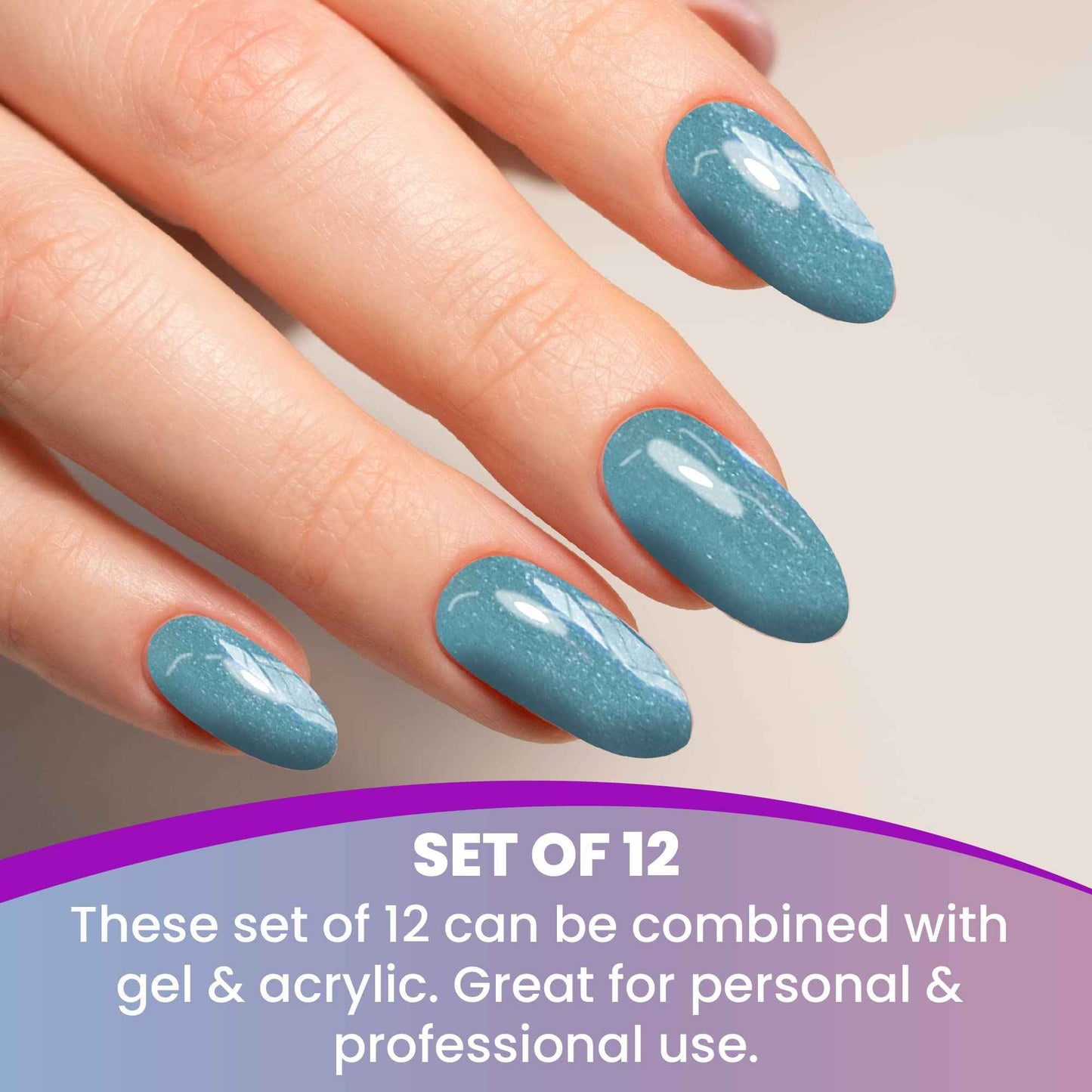 12 Colors Mia Secret Acrylic Pearl Collection Professional Acrylic Nail System Powder 0.25oz/ea.