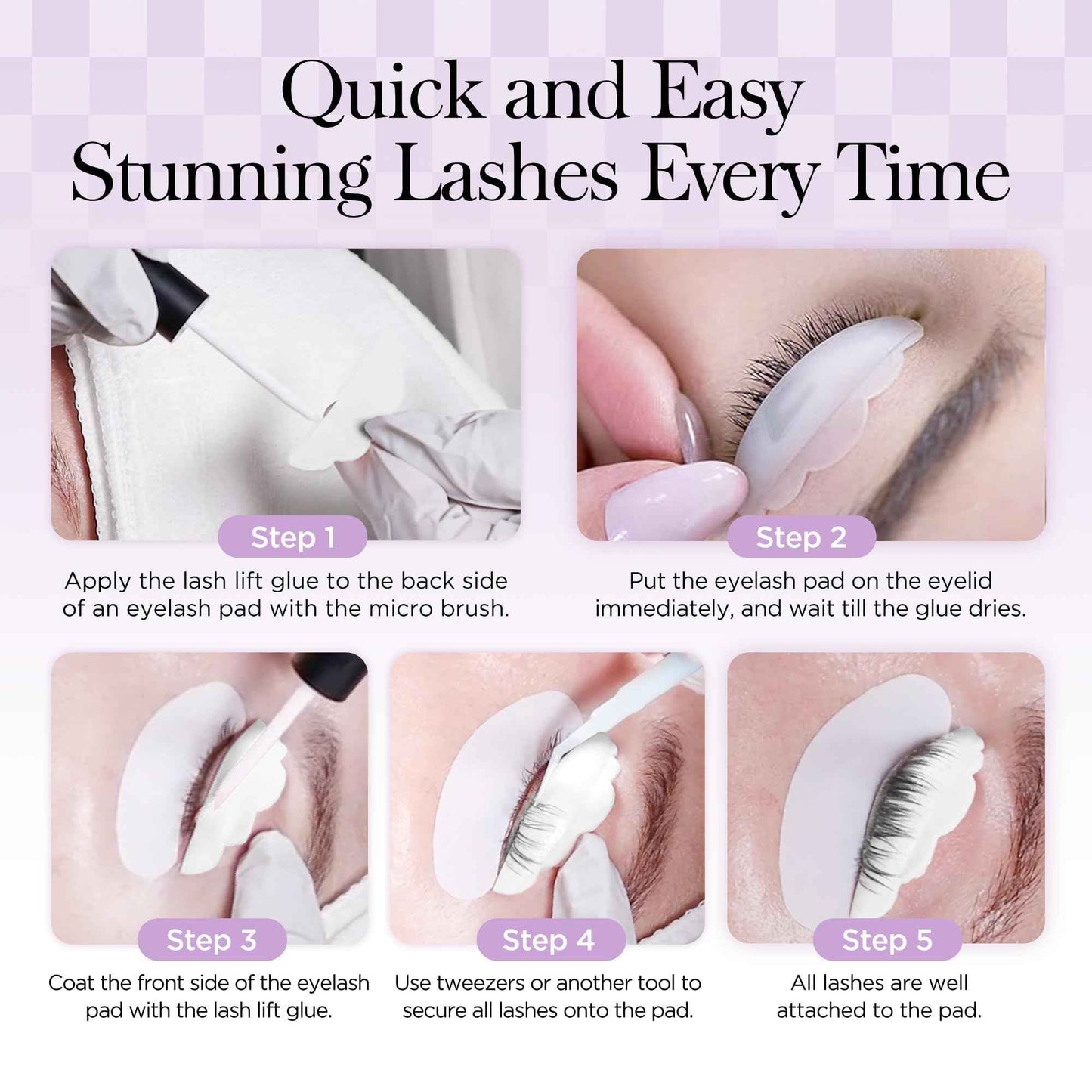 BEYELIAN Lash Lift Glue, Lash Lift Adhesive,Lash Perm Glue Strong Sticky Eyelash Dissolves Quickly in Water, No Irritation and Odorless,5ML