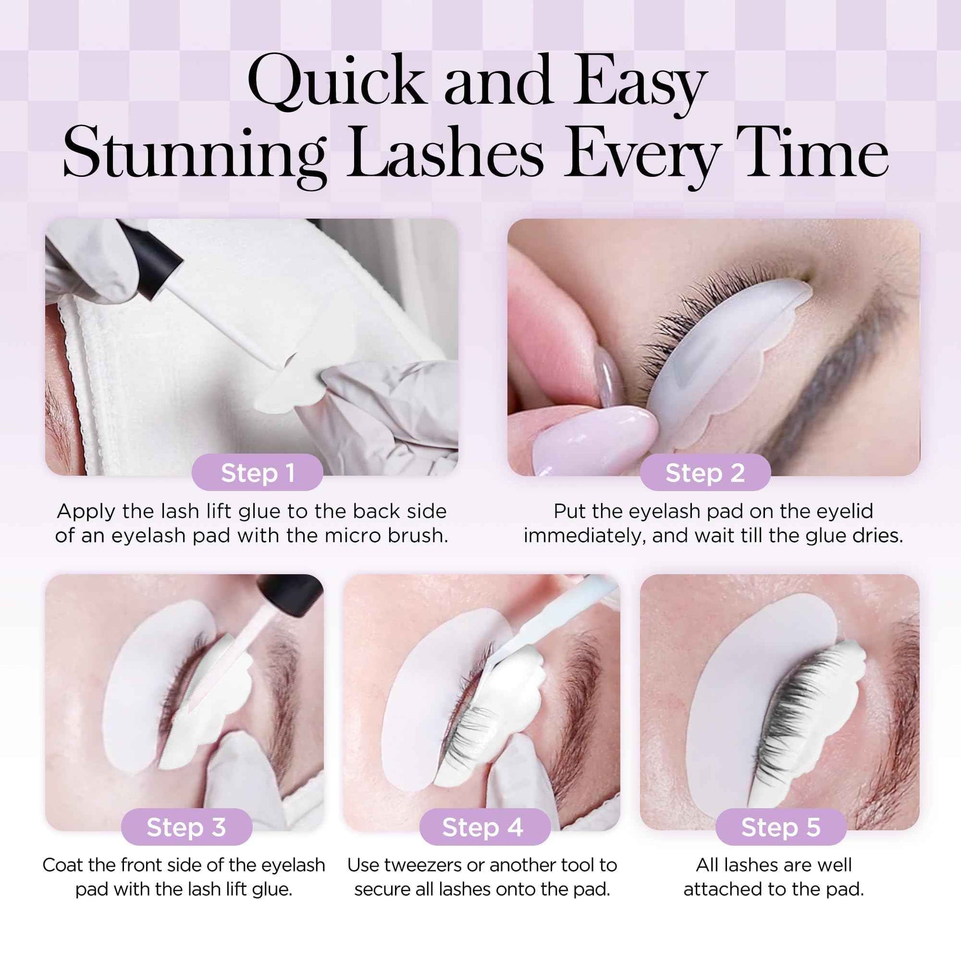 BEYELIAN Lash Lift Glue, Lash Lift Adhesive,Lash Perm Glue Strong Sticky Eyelash Dissolves Quickly in Water, No Irritation and Odorless,5ML