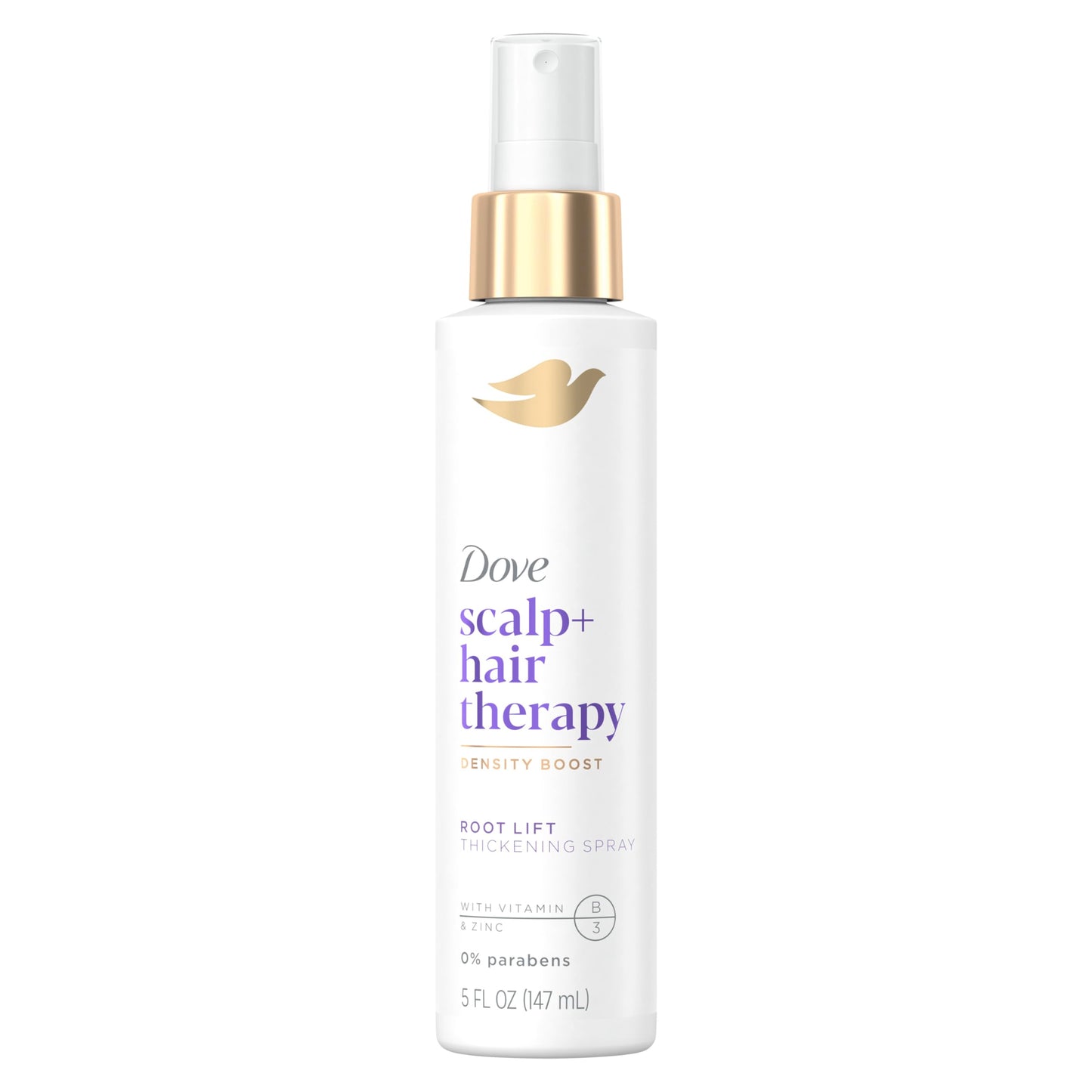 Dove Scalp + Hair Therapy Scalp Scrub and Root Lift Thickening Spray Density Boost 4-Step Routine