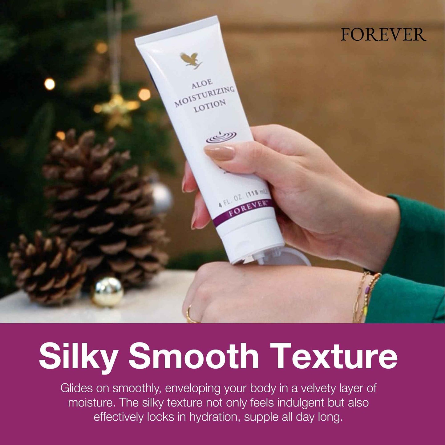 Forever Living - Aloe Moisturizing Lotion Duo - Deep Hydration with Collagen - Silky Smooth Texture - Gluten-Free Hand and Body Formula Pack of 2