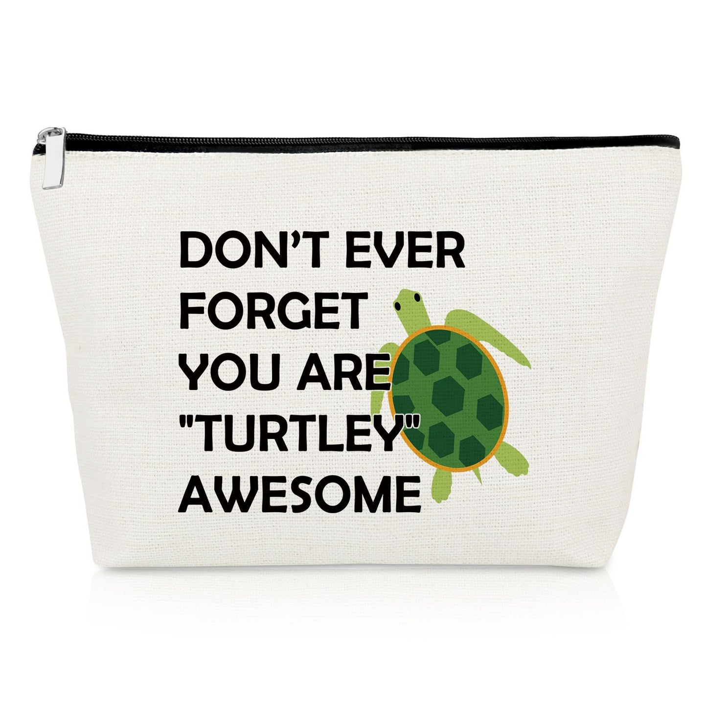 Turtle Makeup Bag Turtle Gifts Sea Turtle Gifts Inspirational Gifts for Girls Turtle Lovers Gifts for Daughter Encouragement Gift Turtle Gift for Girlfriend Graduation Birthday Gift Cosmetic Pouch