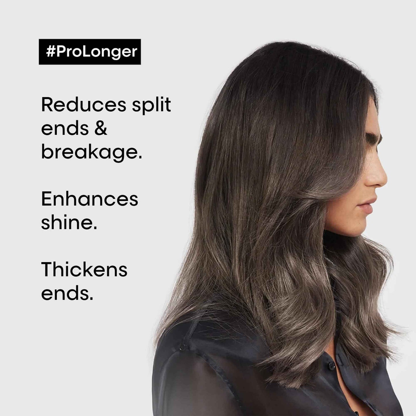 L'Oréal Professionnel Paris Pro Longer Heat Protectant Cream - For Thinned Hair, Fills and Visibly Reduces Appearance of Split Ends, Provides Thicker Hair and Shine