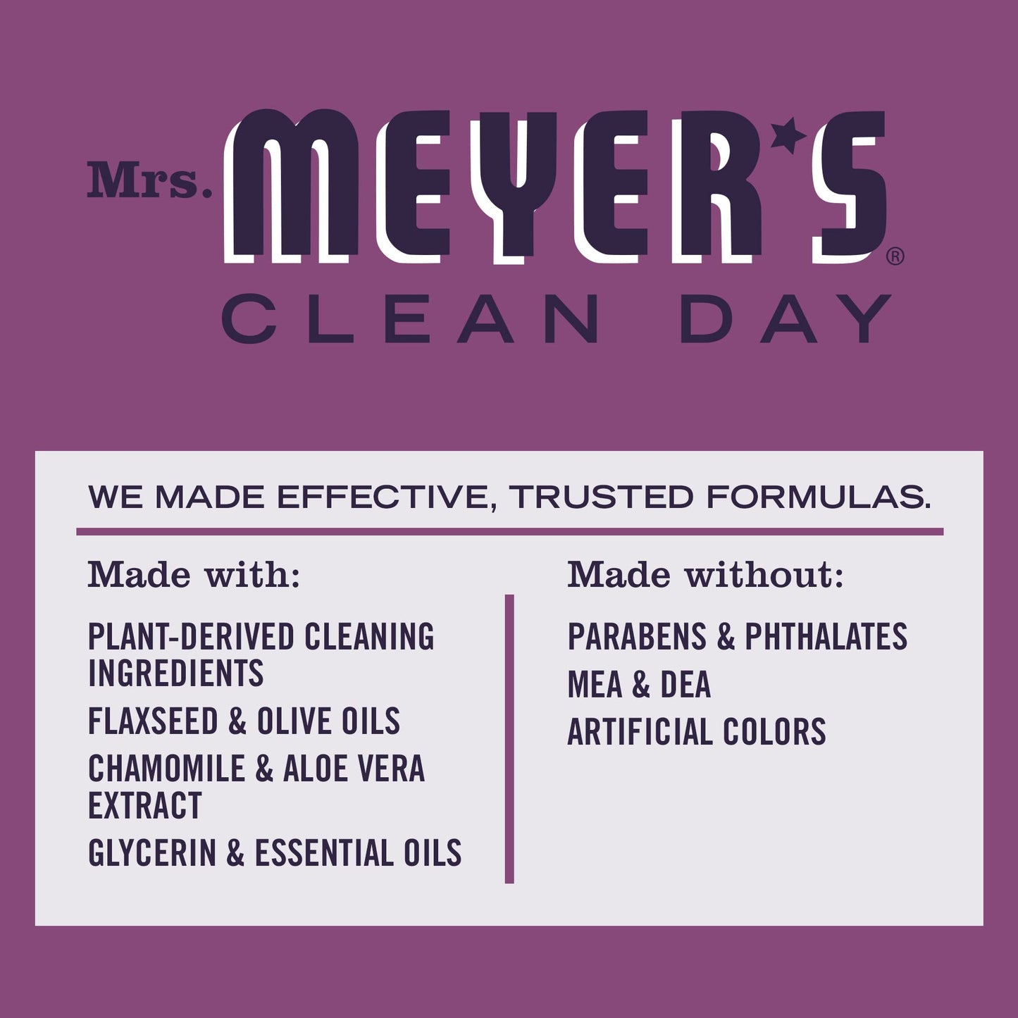 MRS. MEYER'S CLEAN DAY Moisturizing Body Wash for Women and Men, Biodegradable Shower Gel Formula Made with Essential Oils, Plum Berry, 16 oz Bottle, Pack of 3