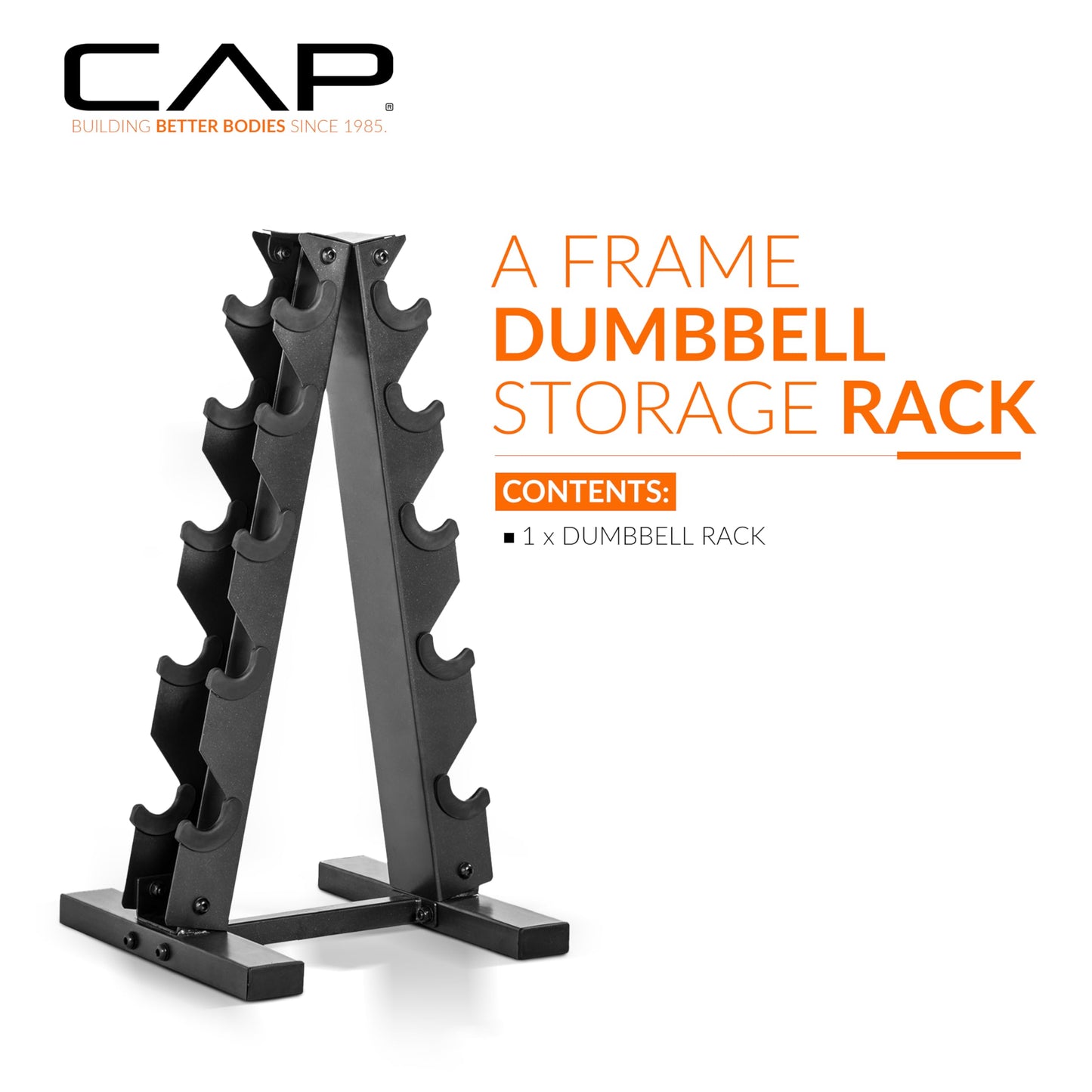 CAP Barbell A-Frame Dumbbell Weight Rack, Blue