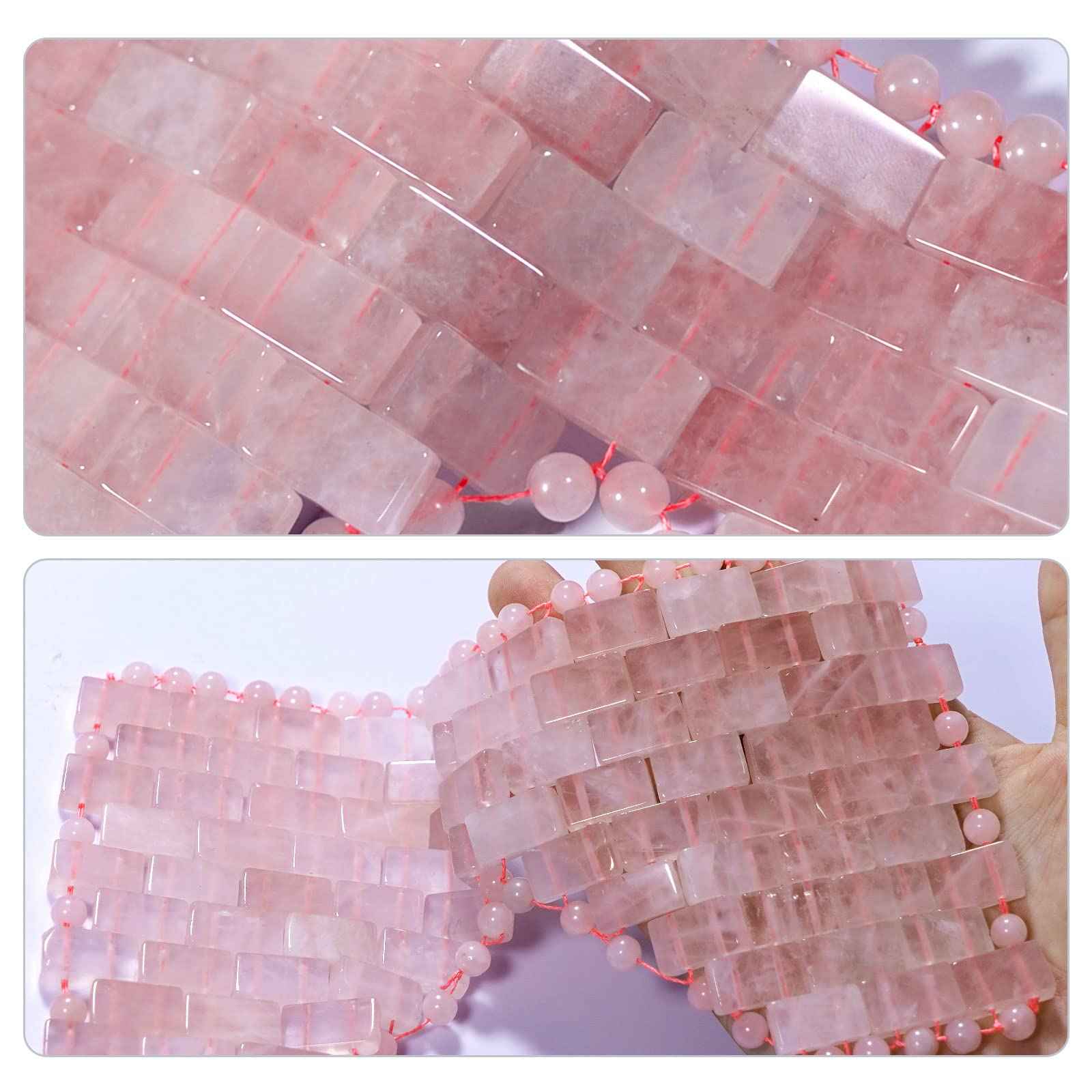 gemshan Jade Eye Mask, Rose Quartz Facial Mask Gemstone Cooling Reduce Eye Puffy Mask Anti Aging Therapy Hot or Cold Using