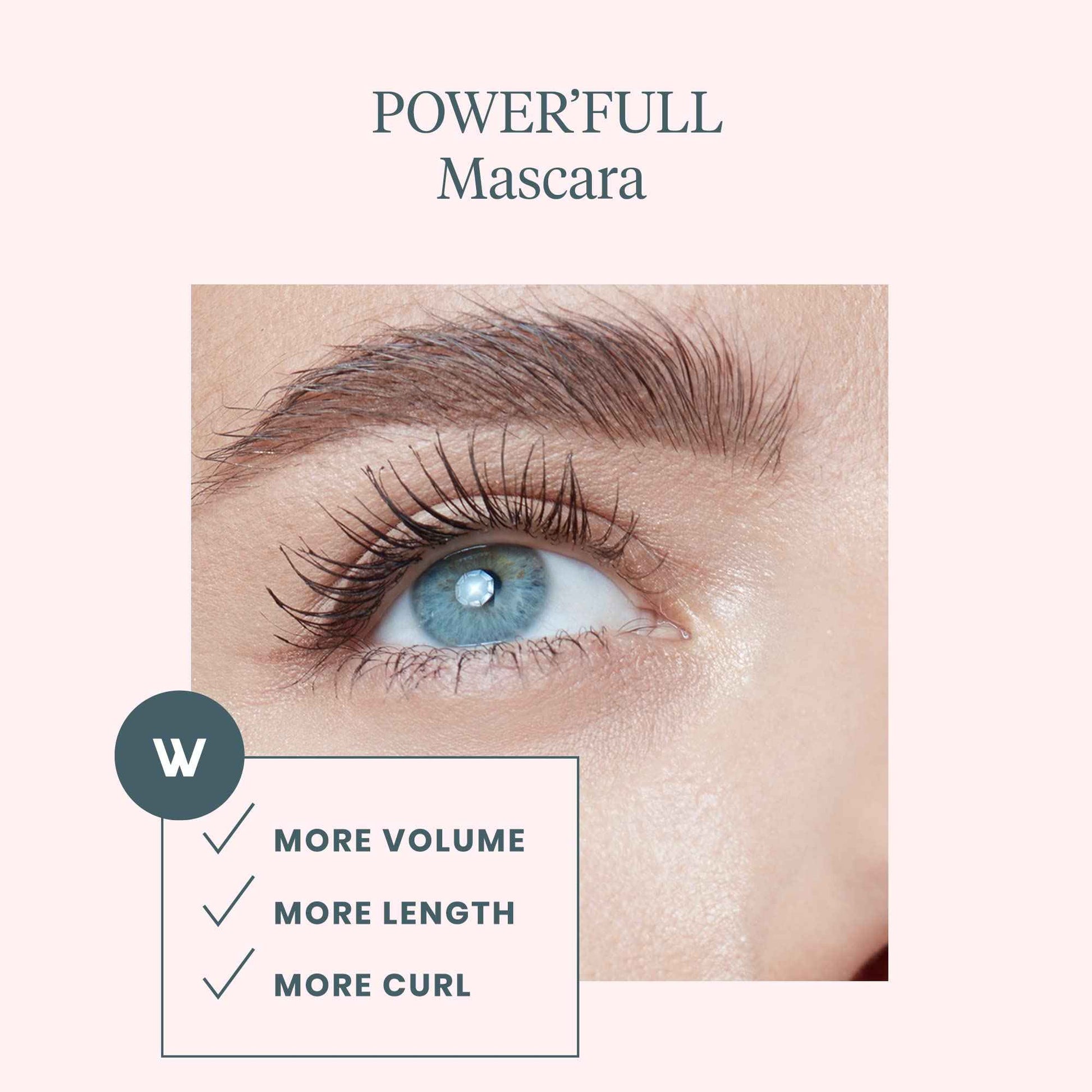Wonderskin Top Gloss Clear Shine and Power'full Mascara Set