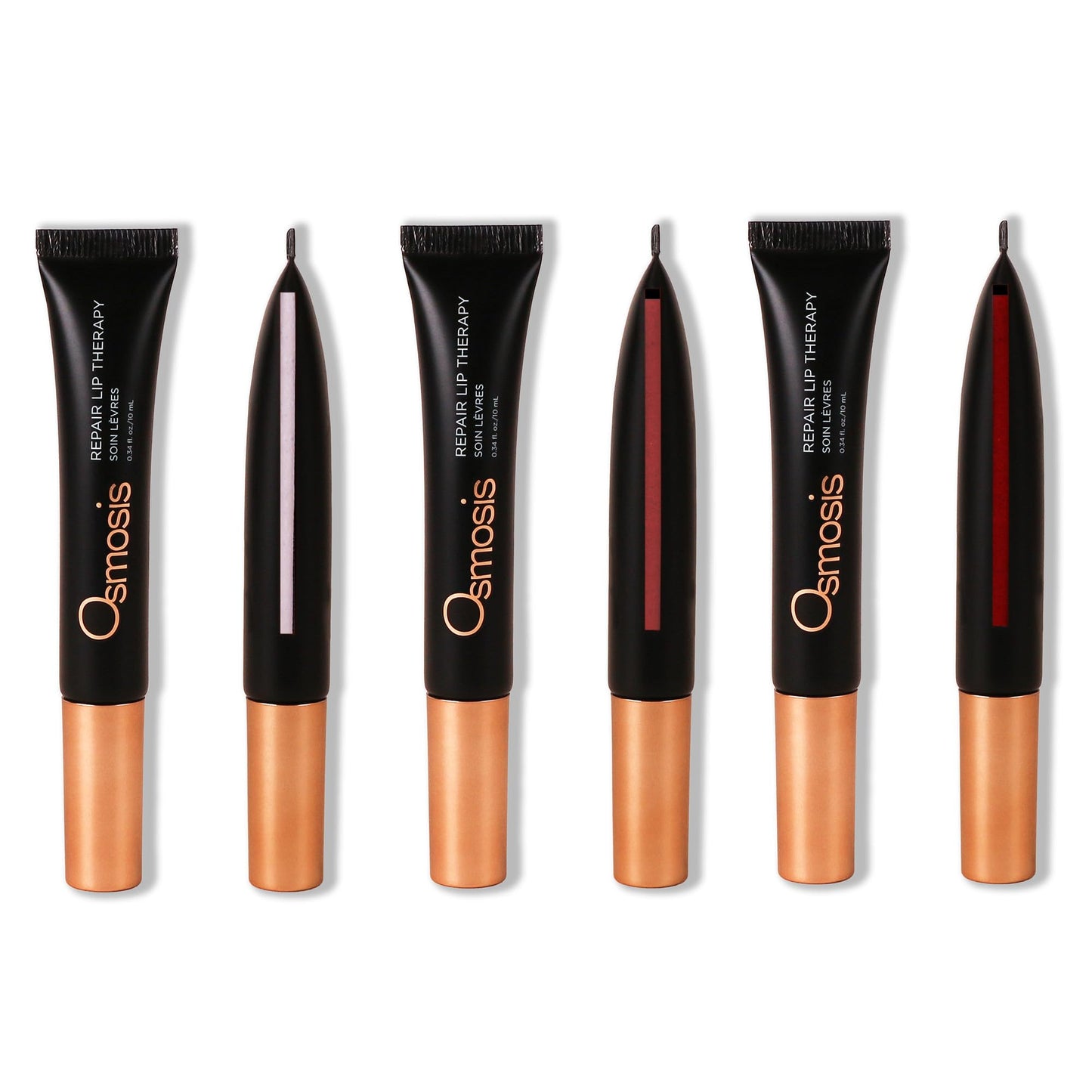 OSMOSIS Repair Lip Therapy, Nourishing Tinted Lip Gloss, Deep Hydration, Ultra Soft, Healthy Lips, Blush, 0.34 Oz