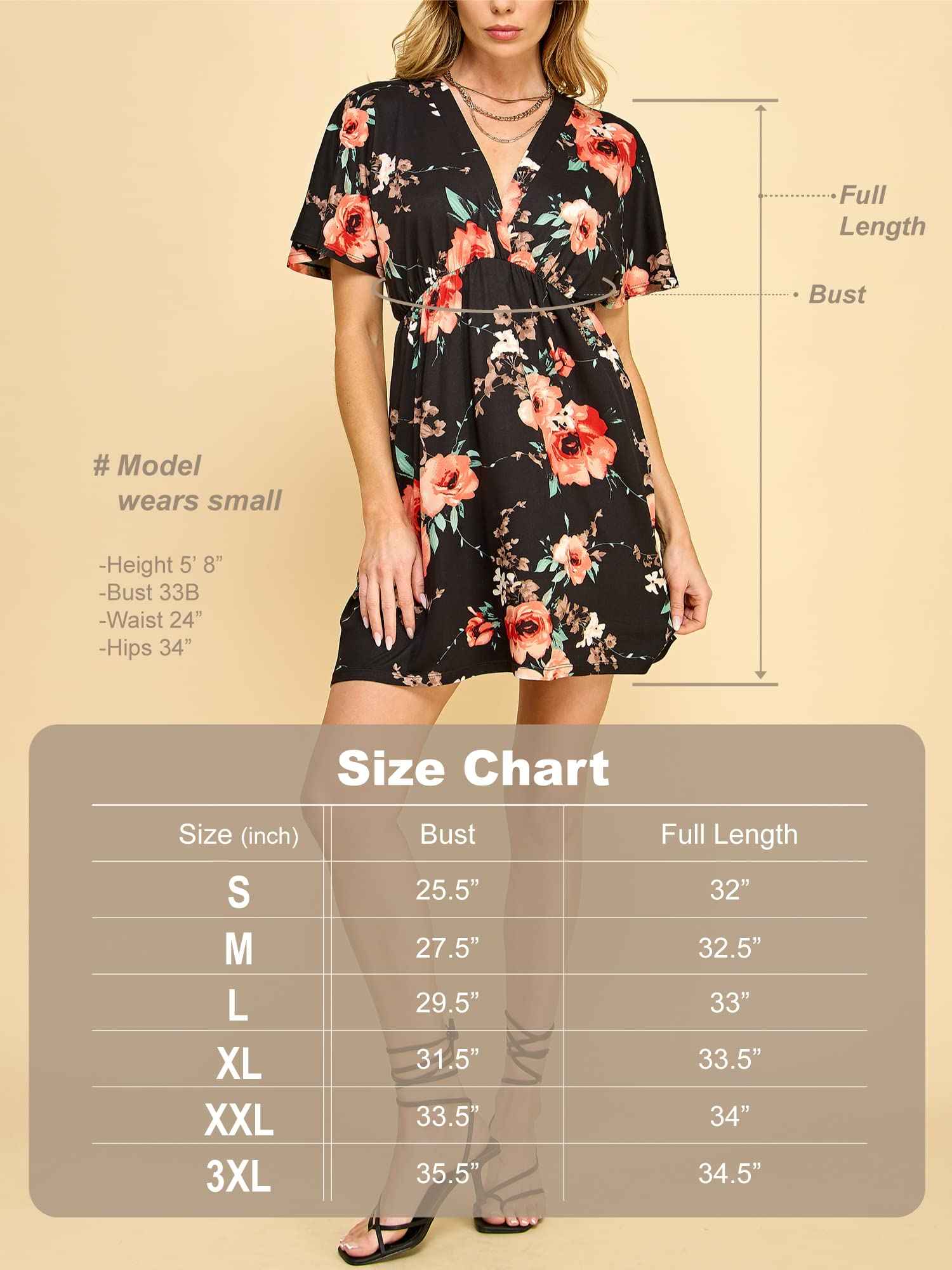 Lock and Love LL WDR 1338 Womens Short Sleeve Kimono Style Deep V-Neck Casual Summer Dress S-3XL Plus Size XXXL Teal