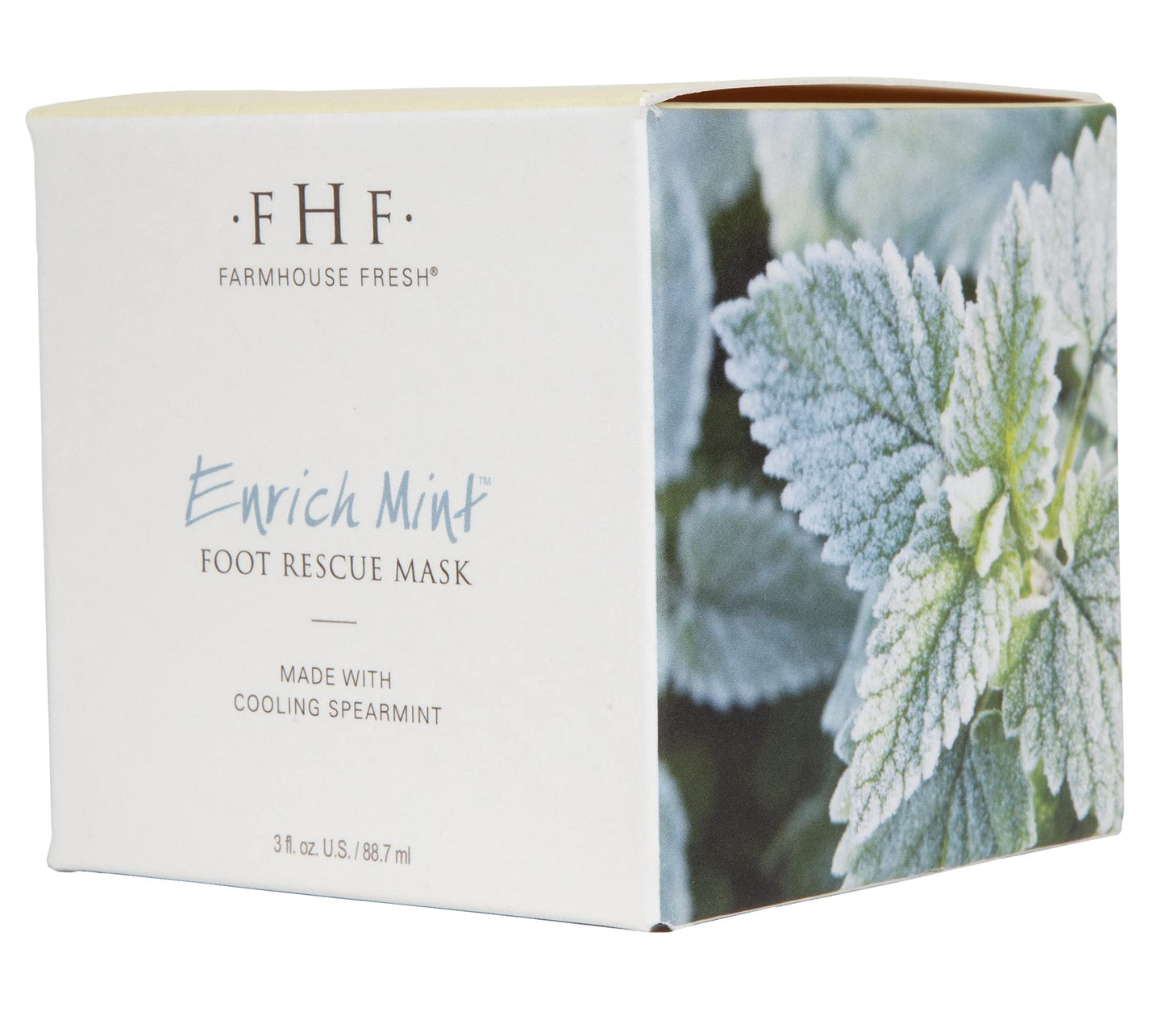 FarmHouse Fresh Enrich Mint Foot Mask, 3 fl. oz.