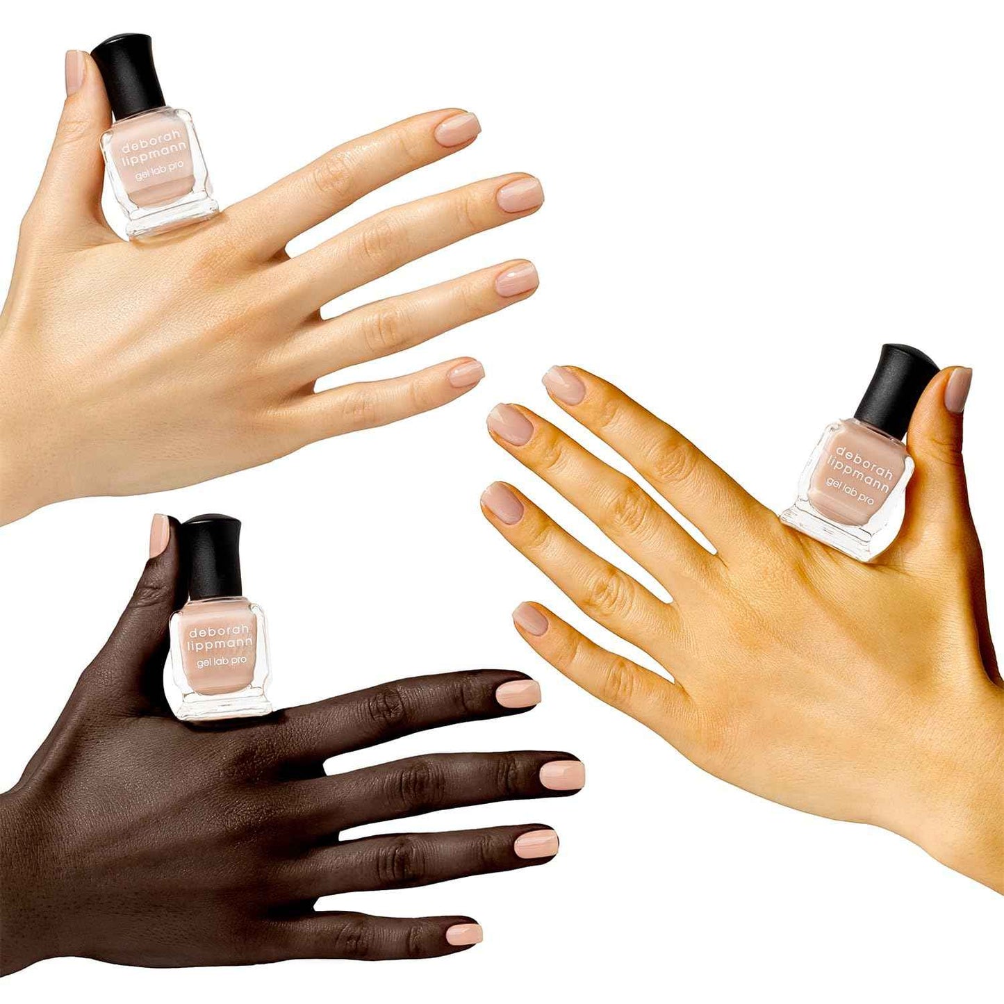 Deborah Lippmann Gel Lab Pro Nail Polish Treatment Enriched for Nail Health, Wear, and Shine No Animal Testing, 21 Free, Vegan Pink Colors