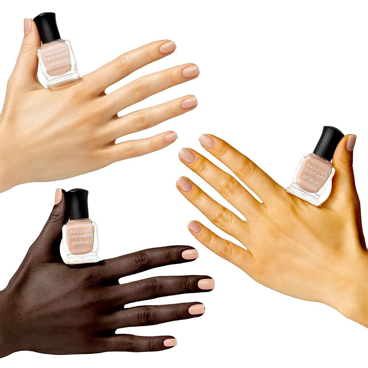 Deborah Lippmann Gel Lab Pro Nail Polish Treatment Enriched for Nail Health, Wear, and Shine No Animal Testing, 21 Free, Vegan Pink Colors