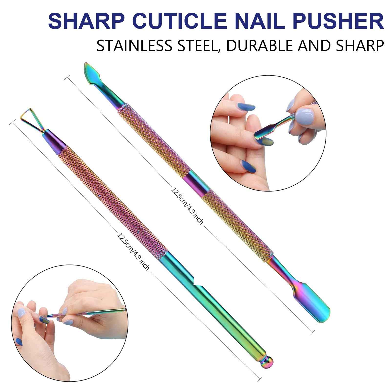 Nail Soaking Bowl, Electric Soak off Bowl Manicure Soaker Nail Polish Remover Machine with Color Cuticle Nail Pusher for Gel Polish, Acrylic Nails, Dip Powder Removal, Blue