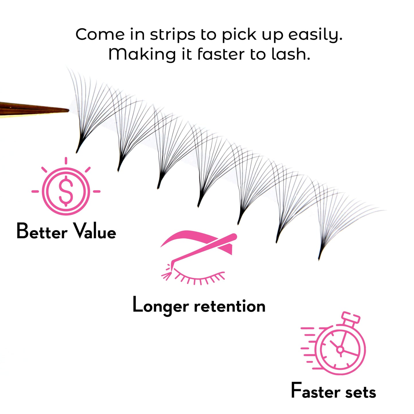 One V Salon Pro 14D Ultra-Speed Promade Fans,1000 Premade Extreme Mega Volume Lash Fans | D Curl | 0.05 | 9–15 mm Mixed Lengths | Thin Base, Fast Application Eyelash Extensions(Ultra 14D-0.05-D Curl)