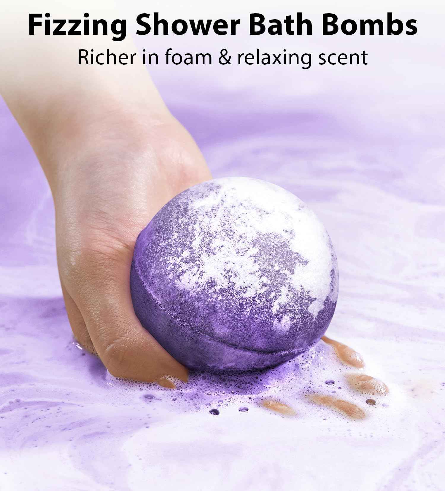 Deep Sleep Bubble Bath Bombs Infused with Lavender Chamomile Essential Oils Moisturizing Bath for Dry Skin and Relaxation Self Care Gift for Women
