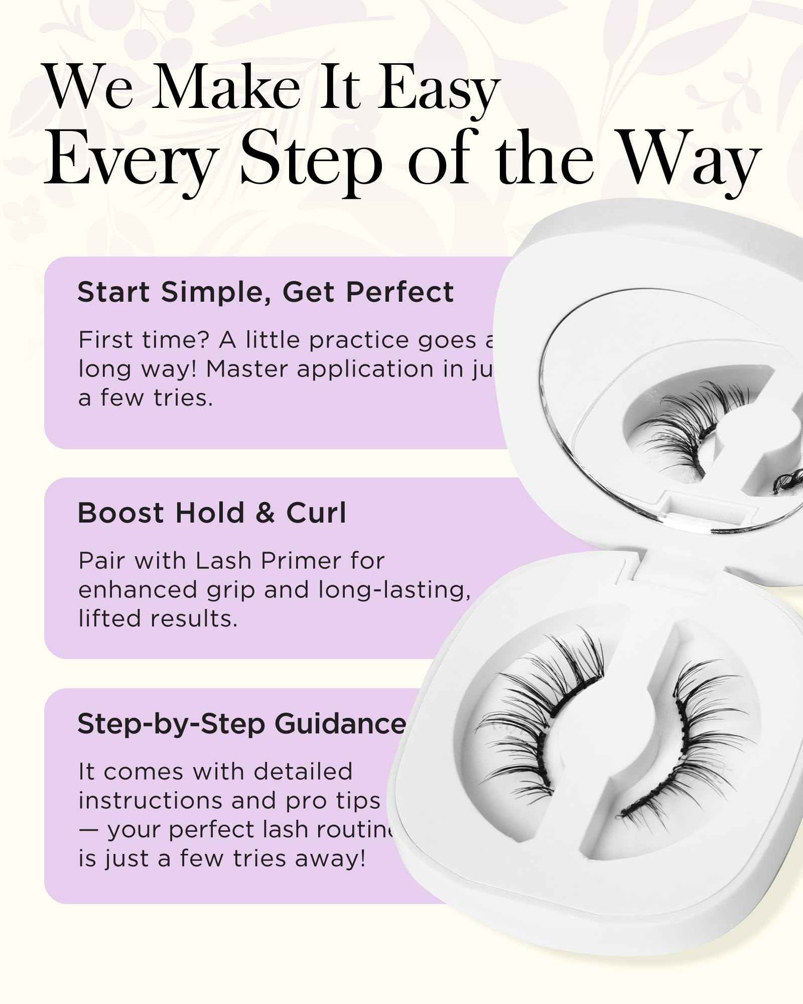 BEYELIAN Magnetic Eyelashes with Applicator Kit, Upgrade Soft Magnetic False Eyelashes Natural Look, No Glue Needed Reusable Magnetic Lashes for Eye Makeup (Lightweight & Comfortable)