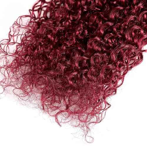 Burgundy Bundle 99J Water Wave Human Hair Bundles Brazilian Wine Red Virgin Hair Red Wet And Wavy Hair Weave 3 Bundles 16 18 20 Inch 99J Burgundy Bundle