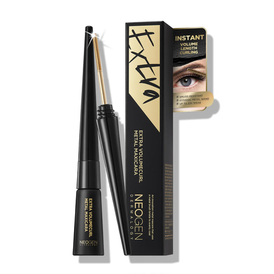 DERMALOGY by NEOGENLAB Innovative Sensational Hygienic Extra Slim Metal Mascara (Volume, Black)