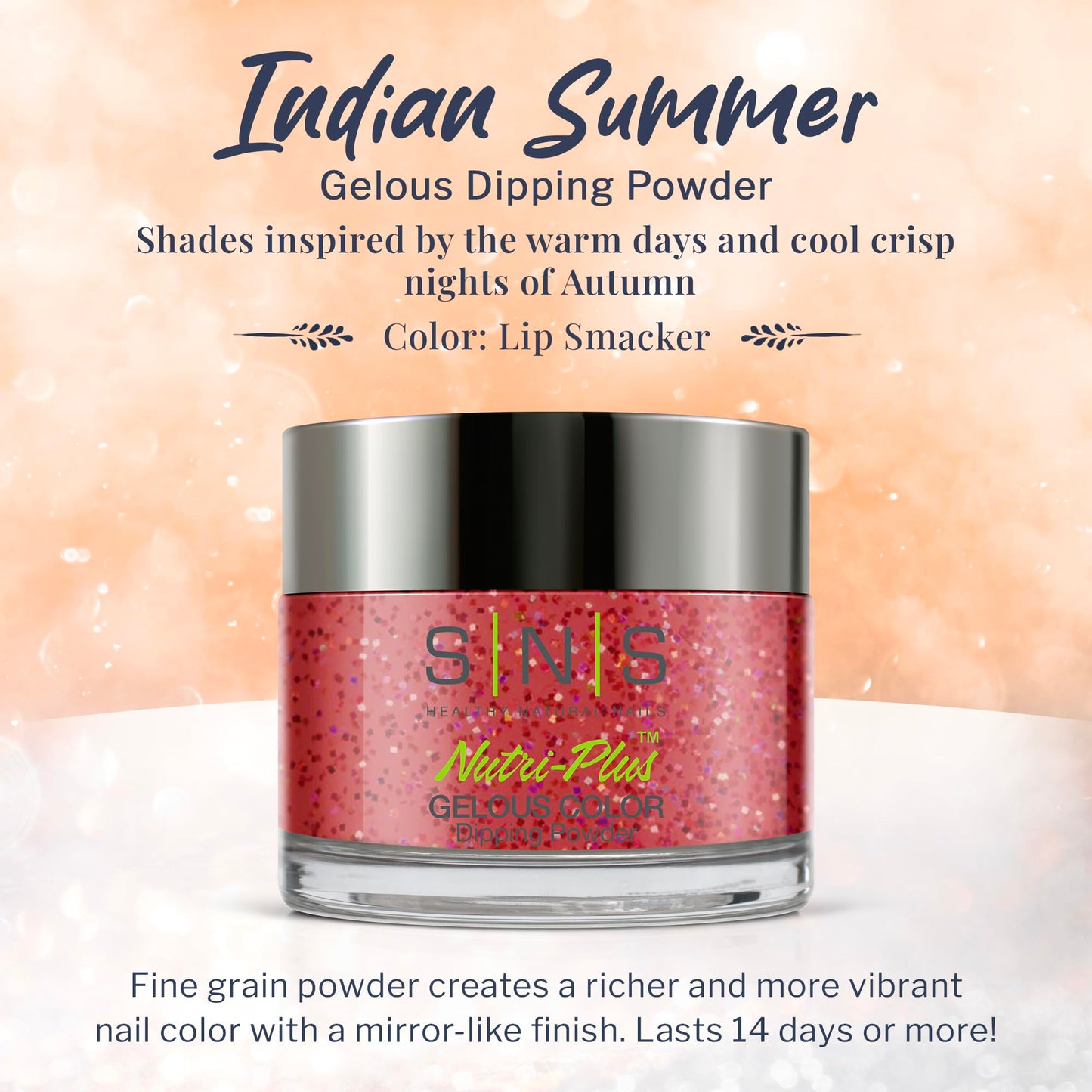 SNS Nails Dipping Powder Gelous Color - Indian Summer Collection - IS34-1oz