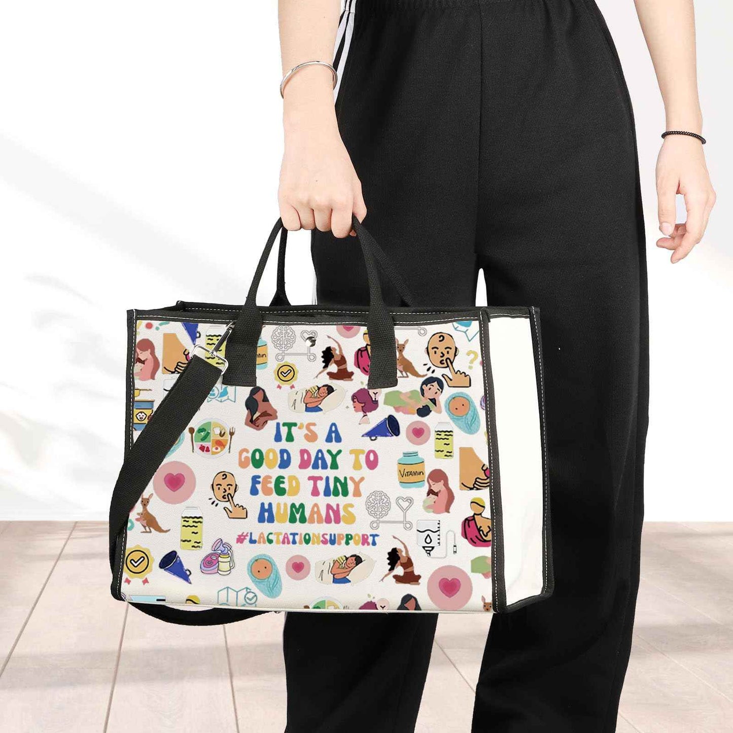 JNIAP Lactation Consultant & Counselor Educator Gifts - Zipper Bag (Feed Tiny Tote)